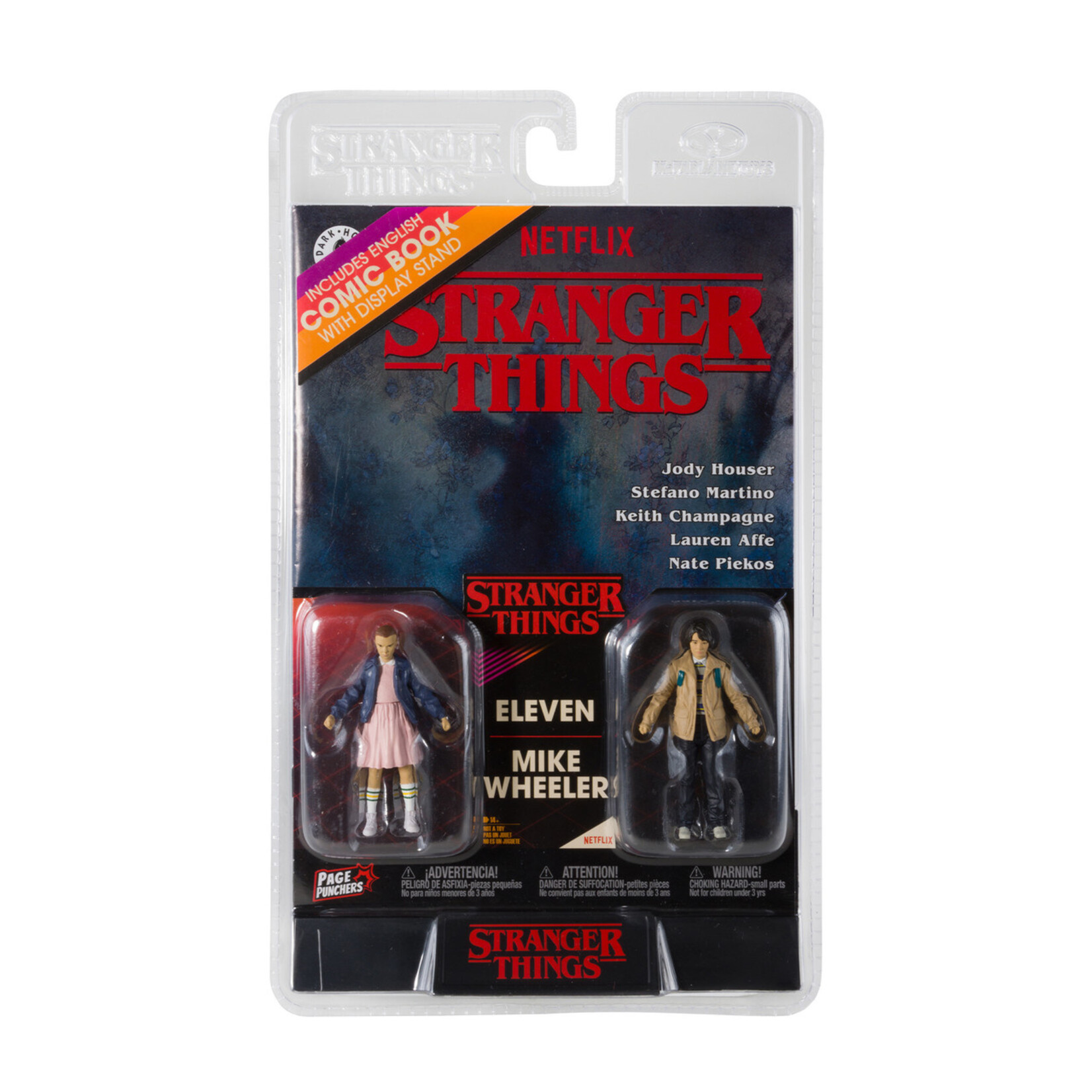 McFarlane Toys McFarlane Toys Stranger Things Page Punchers Action Figures & Comic Book Eleven and Mike Wheeler 8 cm