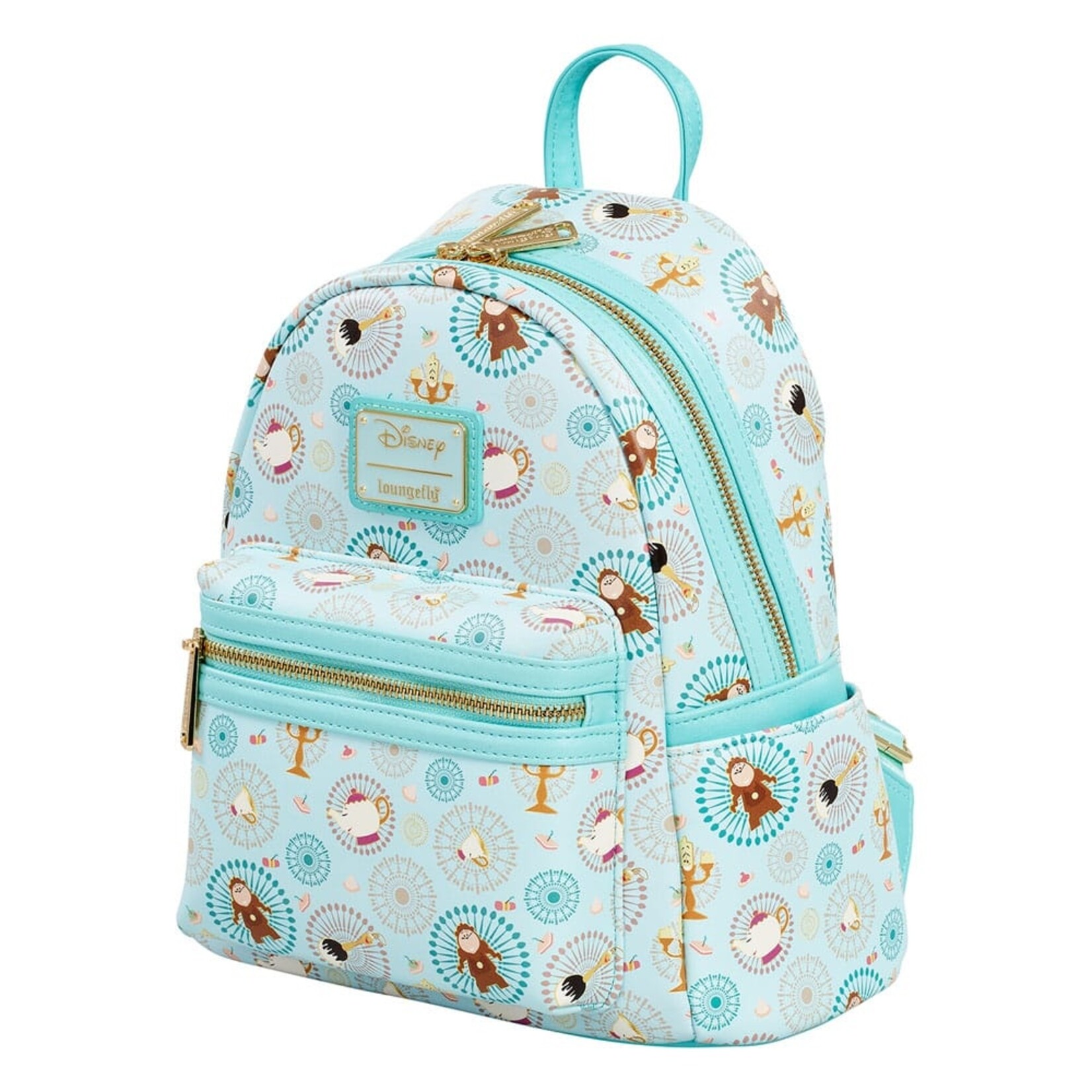 Loungefly Loungefly Disney Backpack Beauty and the Beast Be Our Guest 27 cm