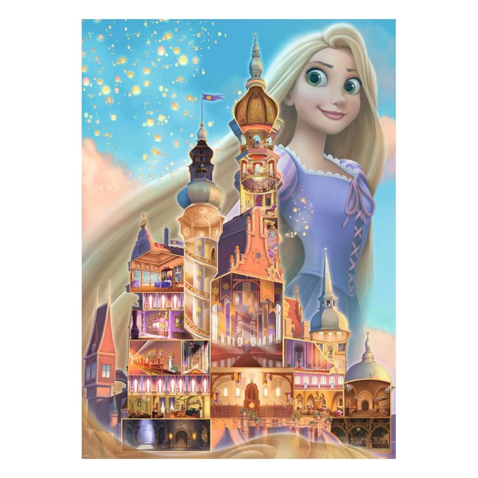 Ravensburger Ravensburger Disney Castle Collection Puzzle Rapunzel (Tangled) 1000 pcs