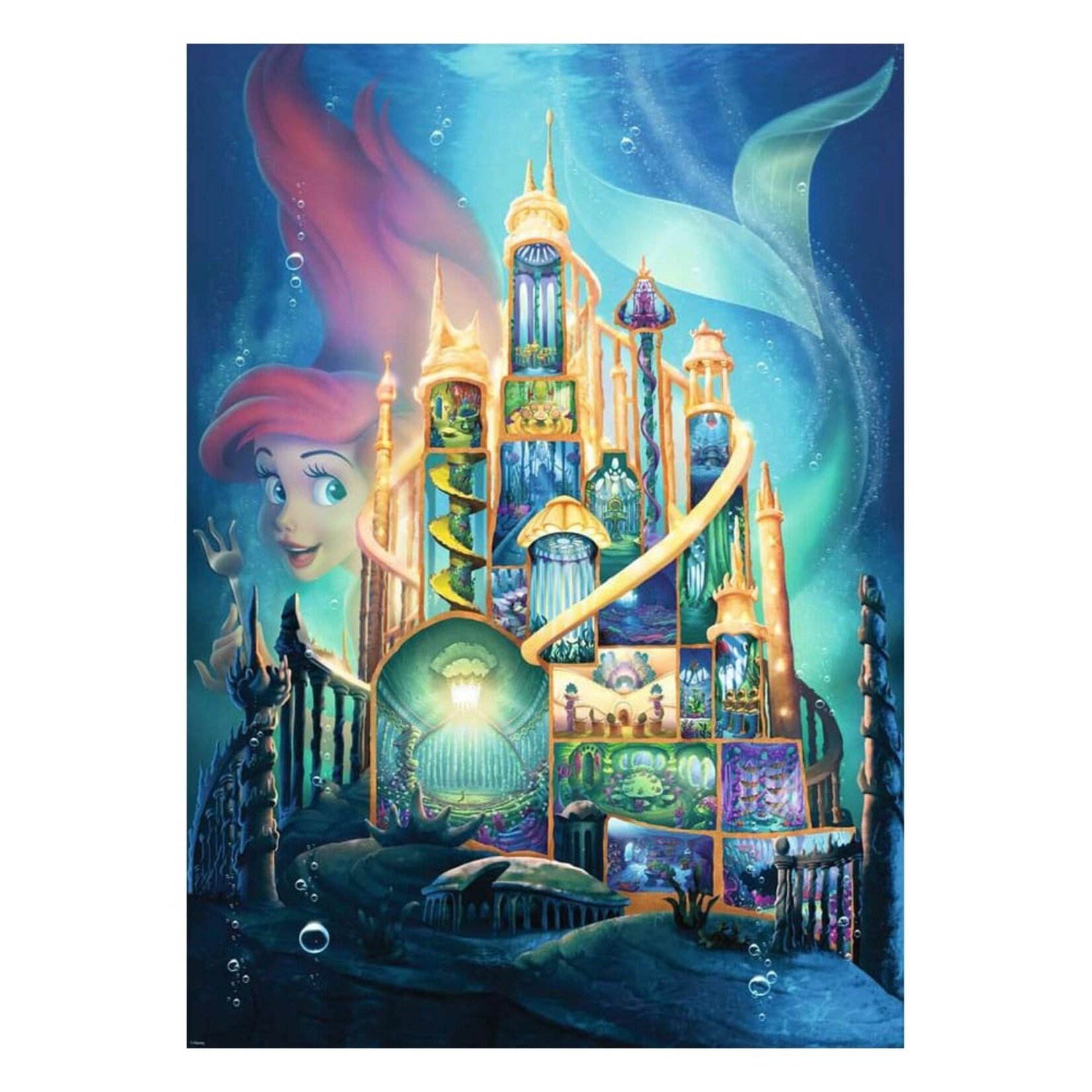 Ravensburger Ravensburger Disney Castle Collection Puzzle Ariel (The Little Mermaid) 1000 pcs