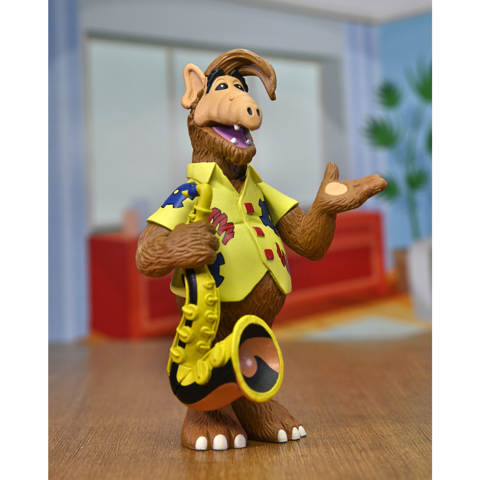 NECA NECA Alien Life Form Action Figure Toony Classics Alf with Saxophone 15 cm