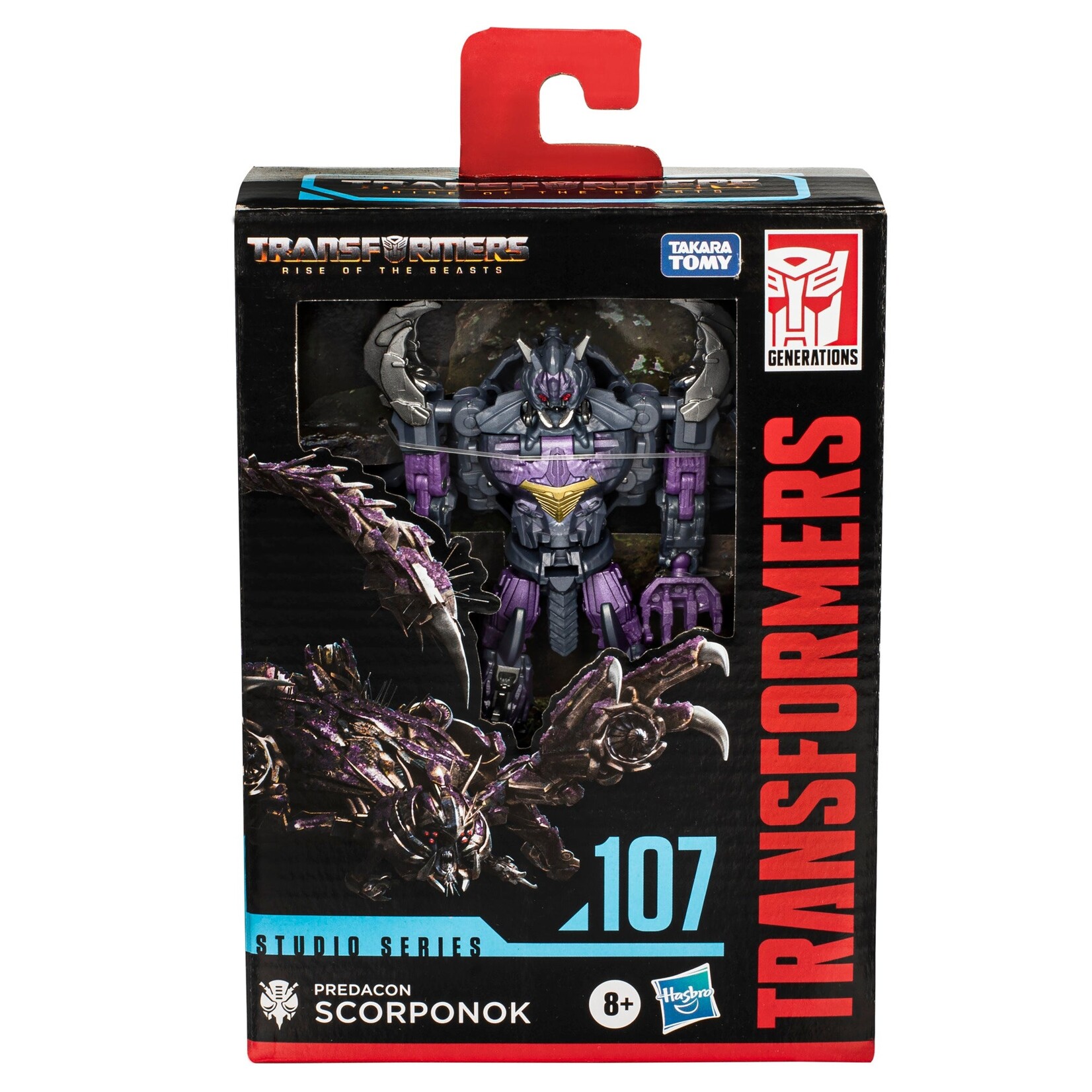 Hasbro Hasbro Transformers Rise of the Beasts Studio Series Deluxe Class Action Figure 107 Predacon Scorponok 11 cm