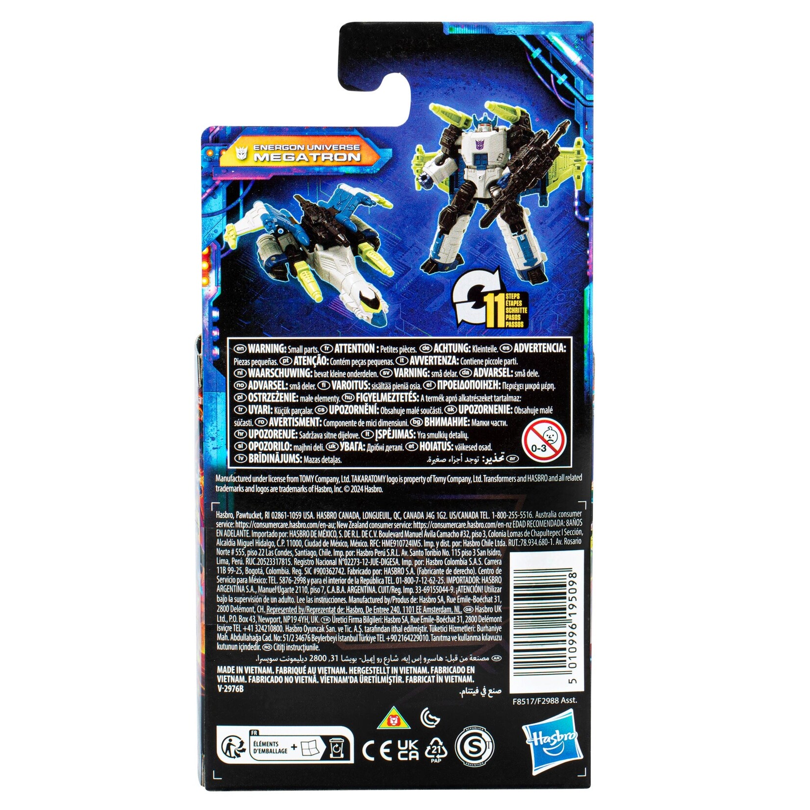 Hasbro Hasbro Transformers Legacy United Core Class Action Figure Energon Universe Megatron 9 cm