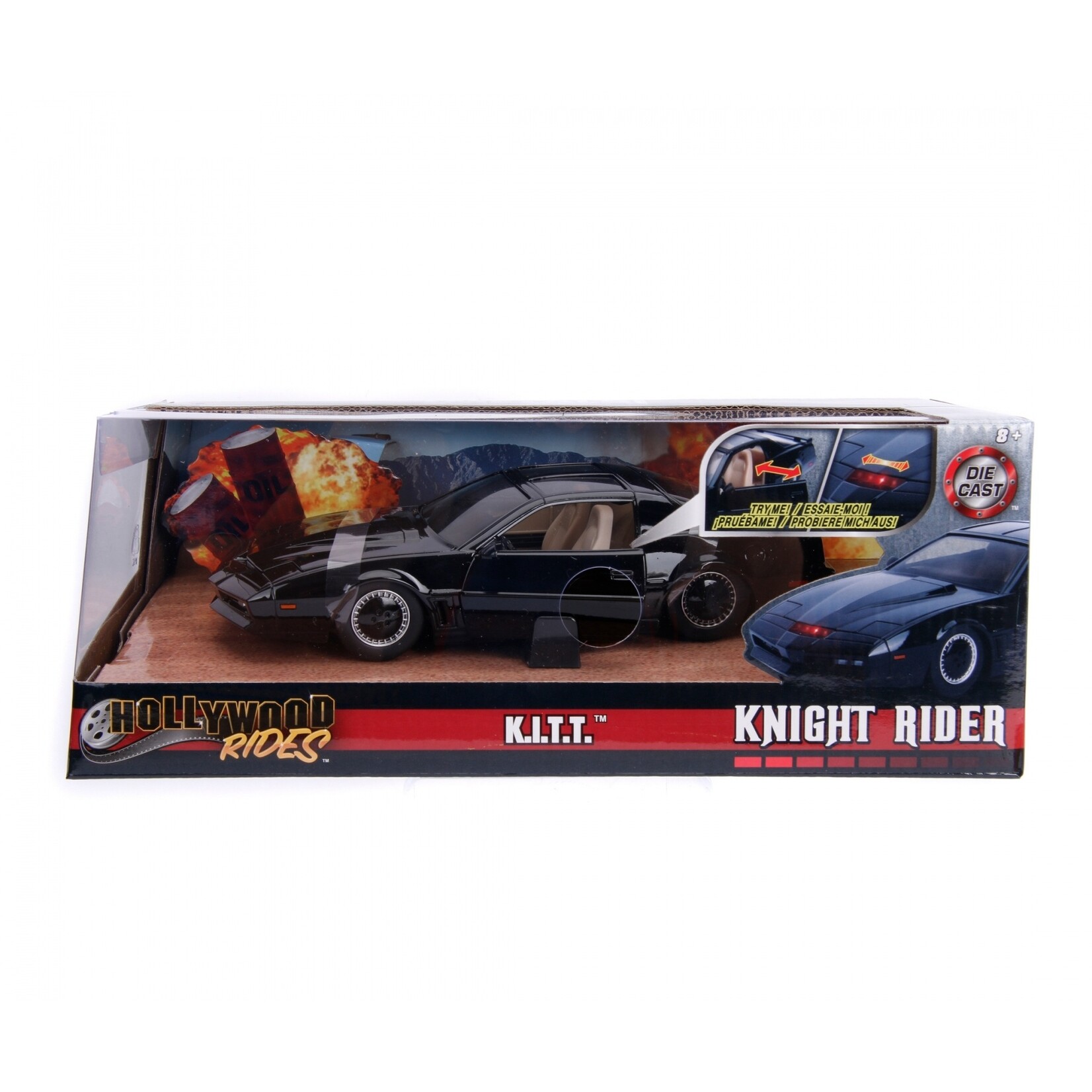 Jada Jada Knight Rider K.I.T.T Diecast Model Car Scale 1:24