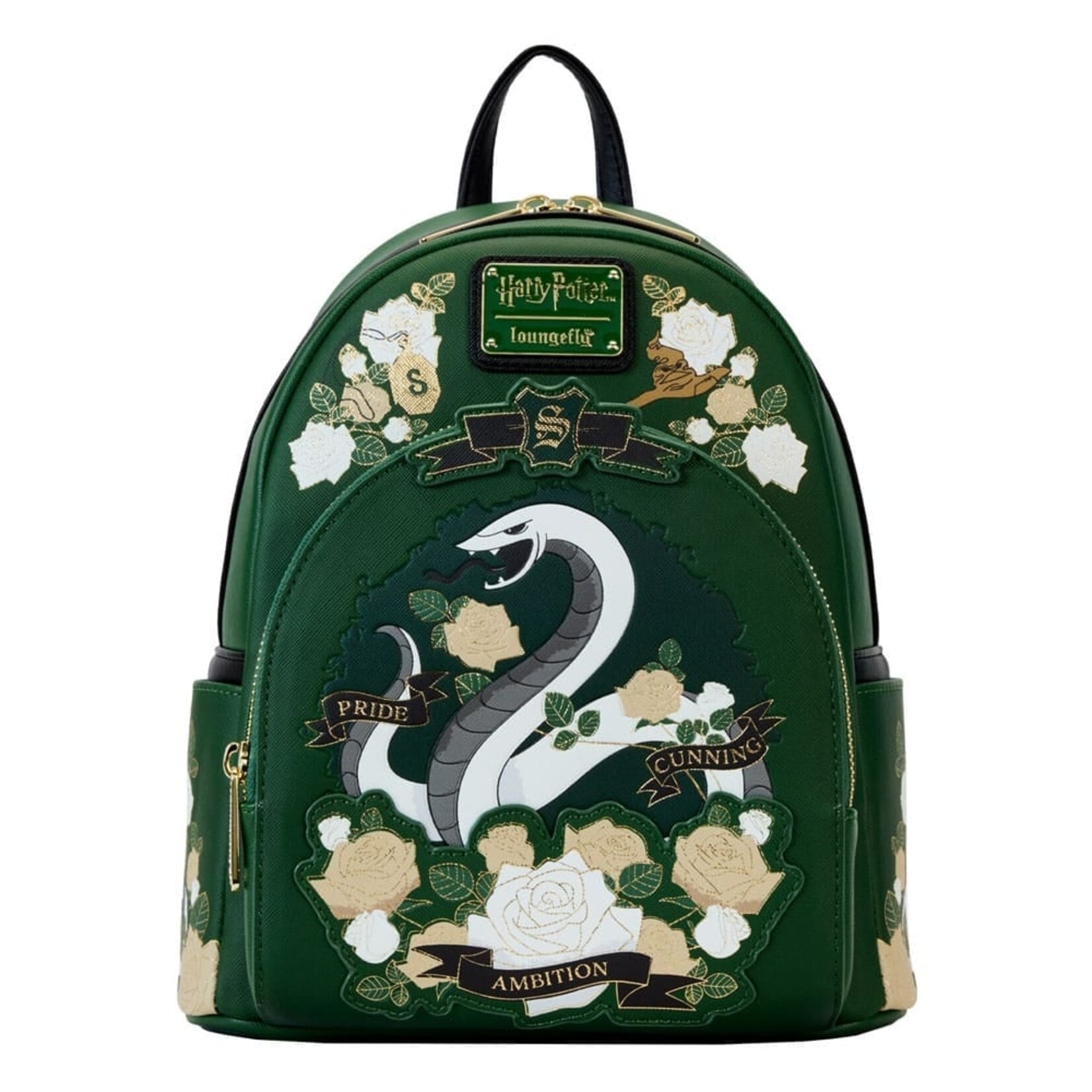 Loungefly Loungefly Harry Potter Backpack Slytherin House Tattoo 27 cm