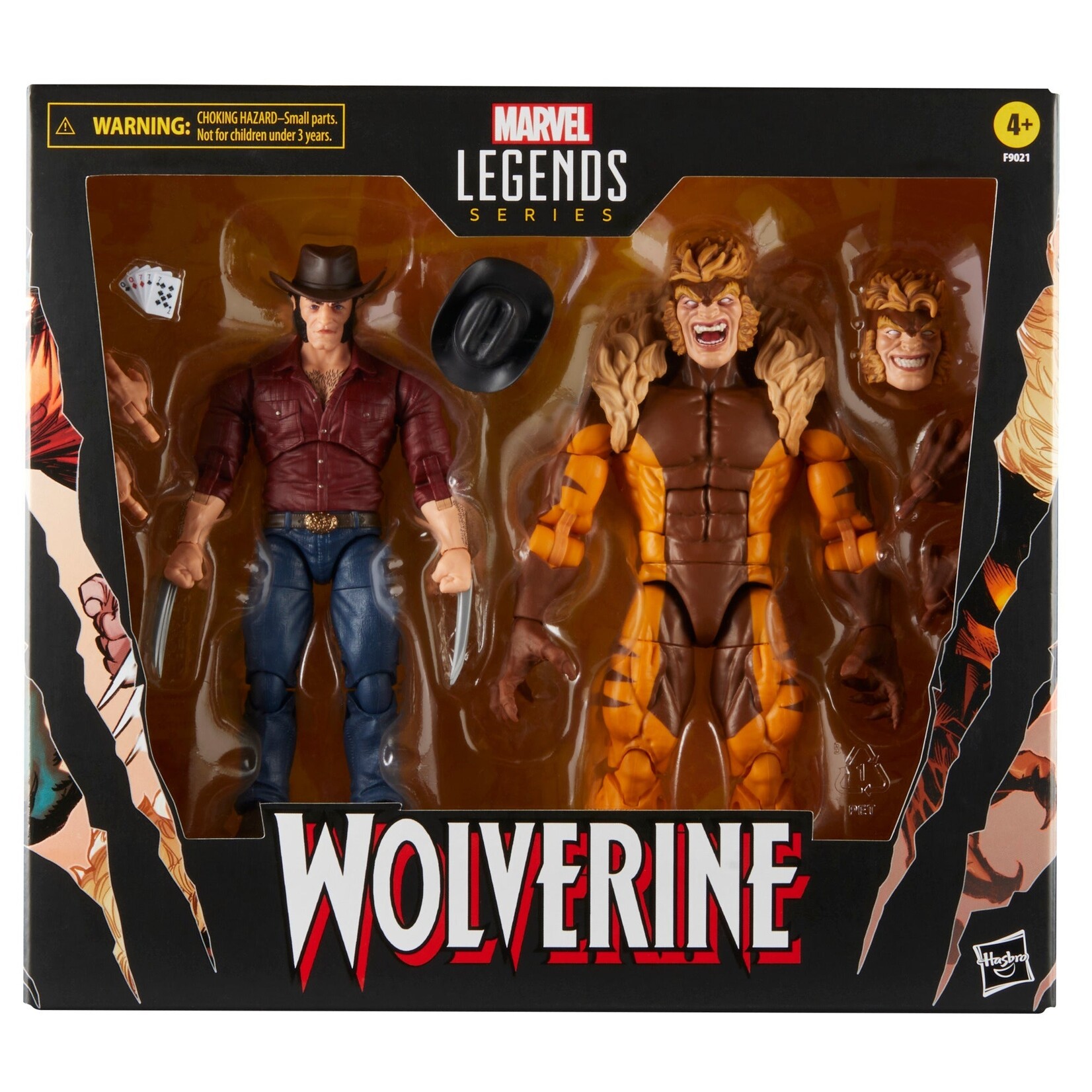 Hasbro Hasbro Marvel Wolverine 50th Anniversary Action Figure 2-Pack Logan & Sabretooth 15 cm