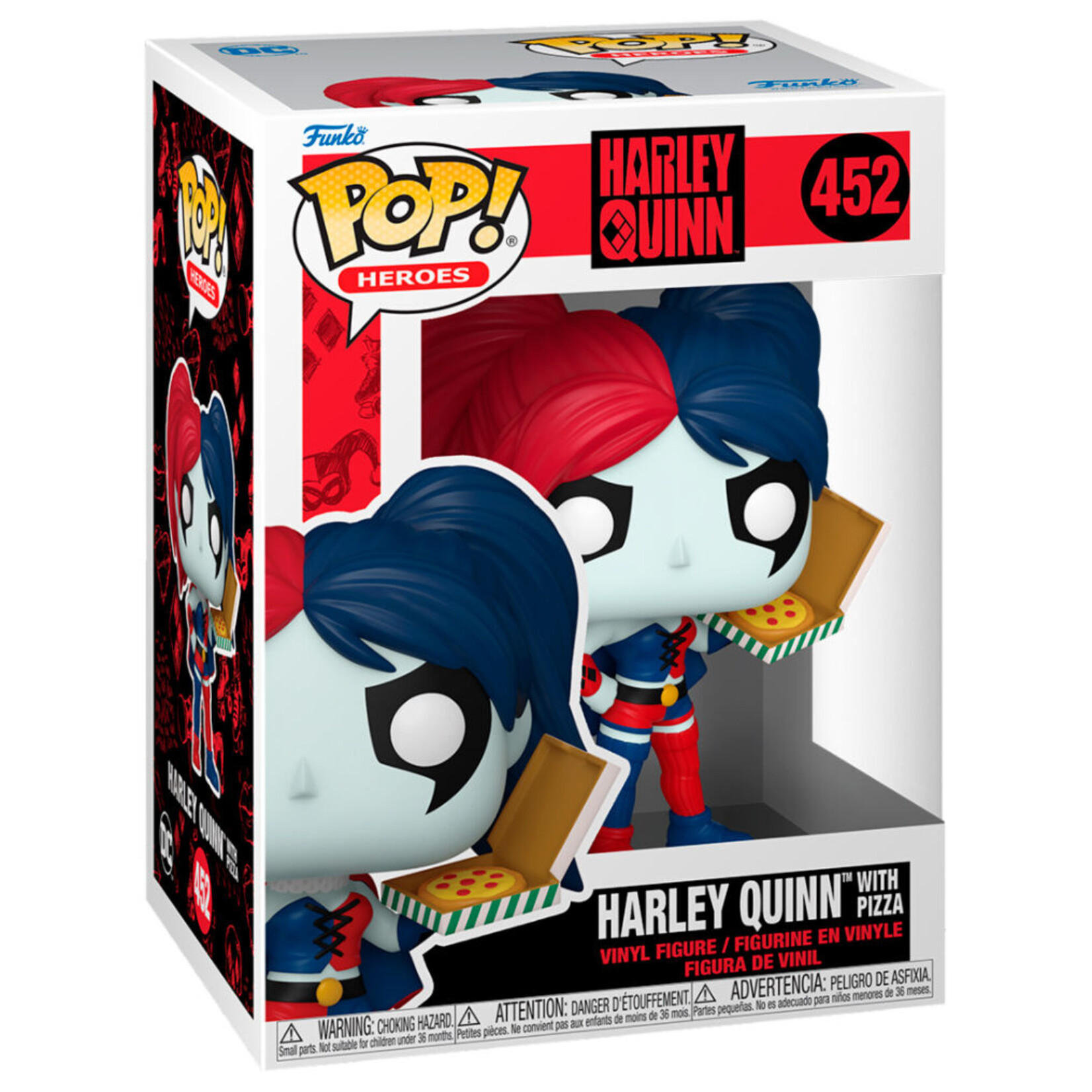 Funko Funko DC Comics Harley Quinn POP! Heroes Vinyl Figure Harley Quinn with Pizza 9 cm