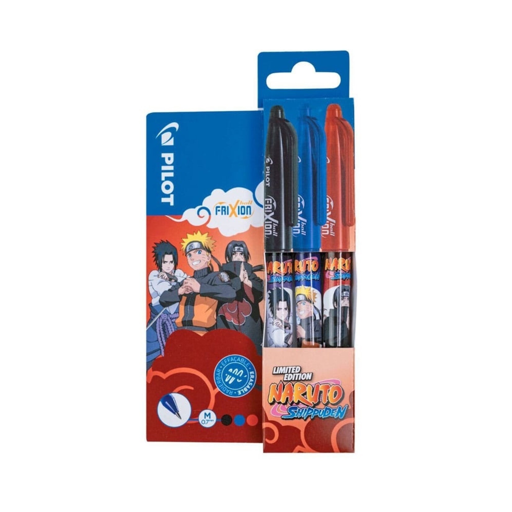 Pilot Pilot Naruto Shippuden Frixion Balpennen Set