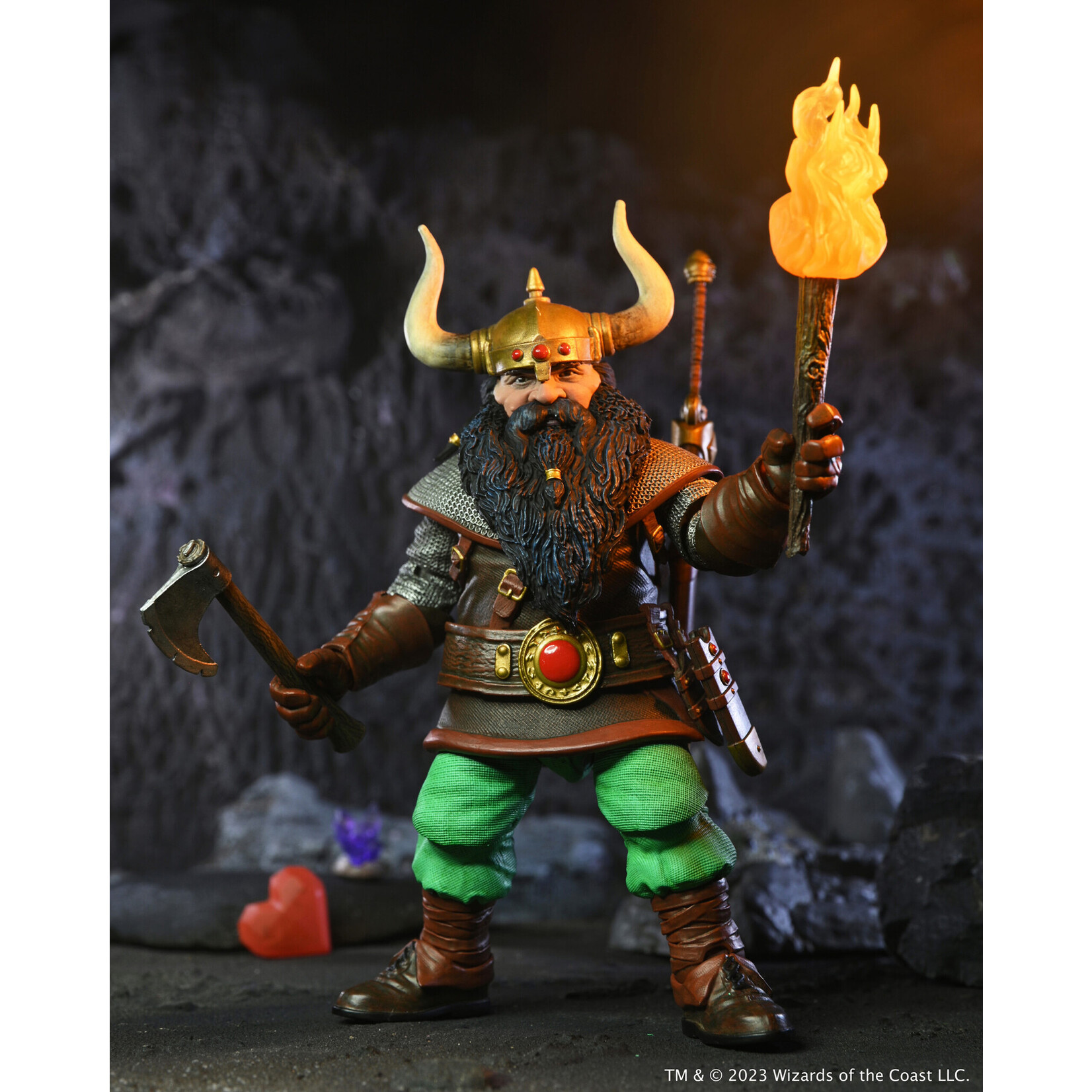 NECA NECA Dungeons & Dragons Ultimate Action Figure Elkhorn the Good Dwarf 18 cm