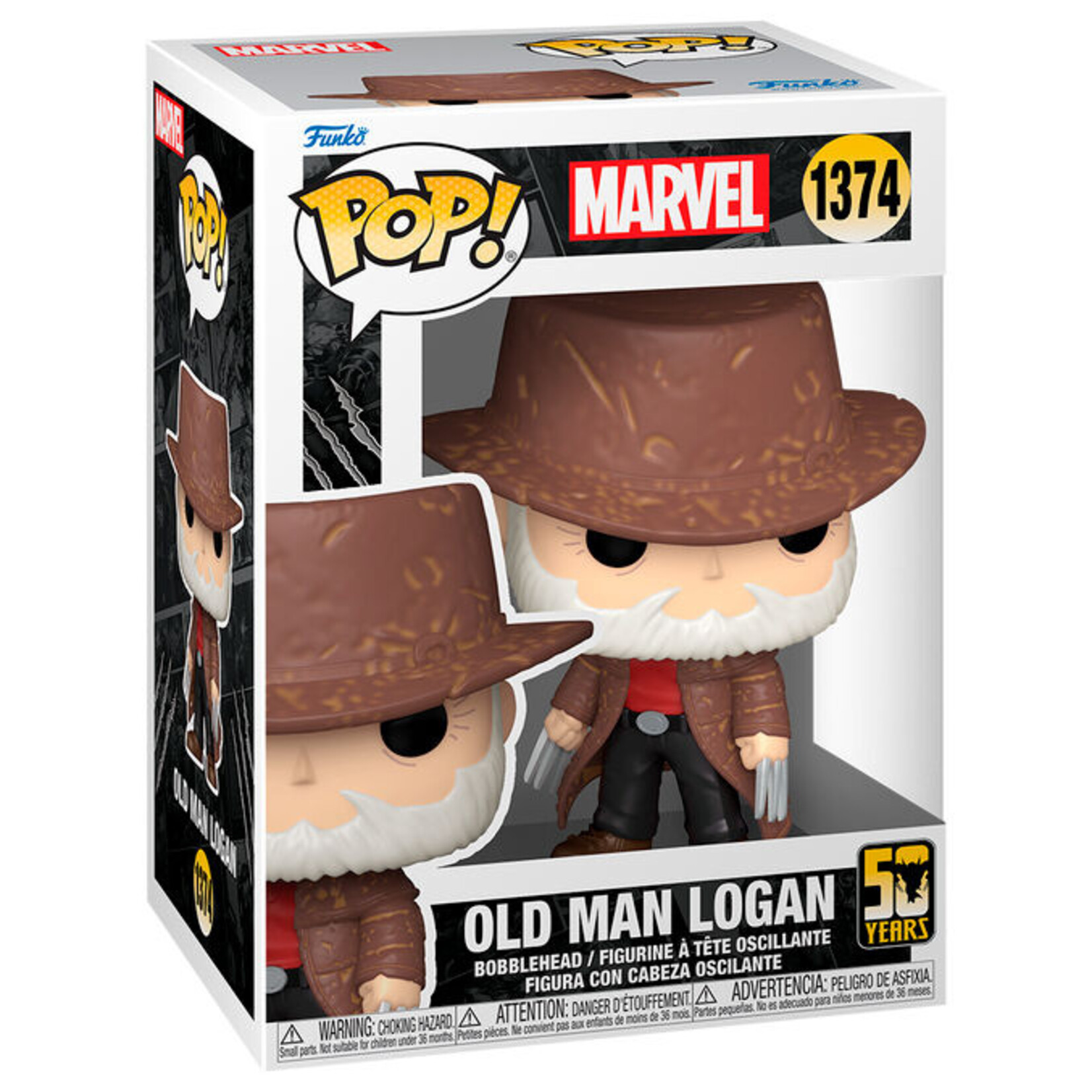 Funko Funko Marvel Wolverine 50th Anniversary POP! Bobble-Head Old Man Logan 9 cm