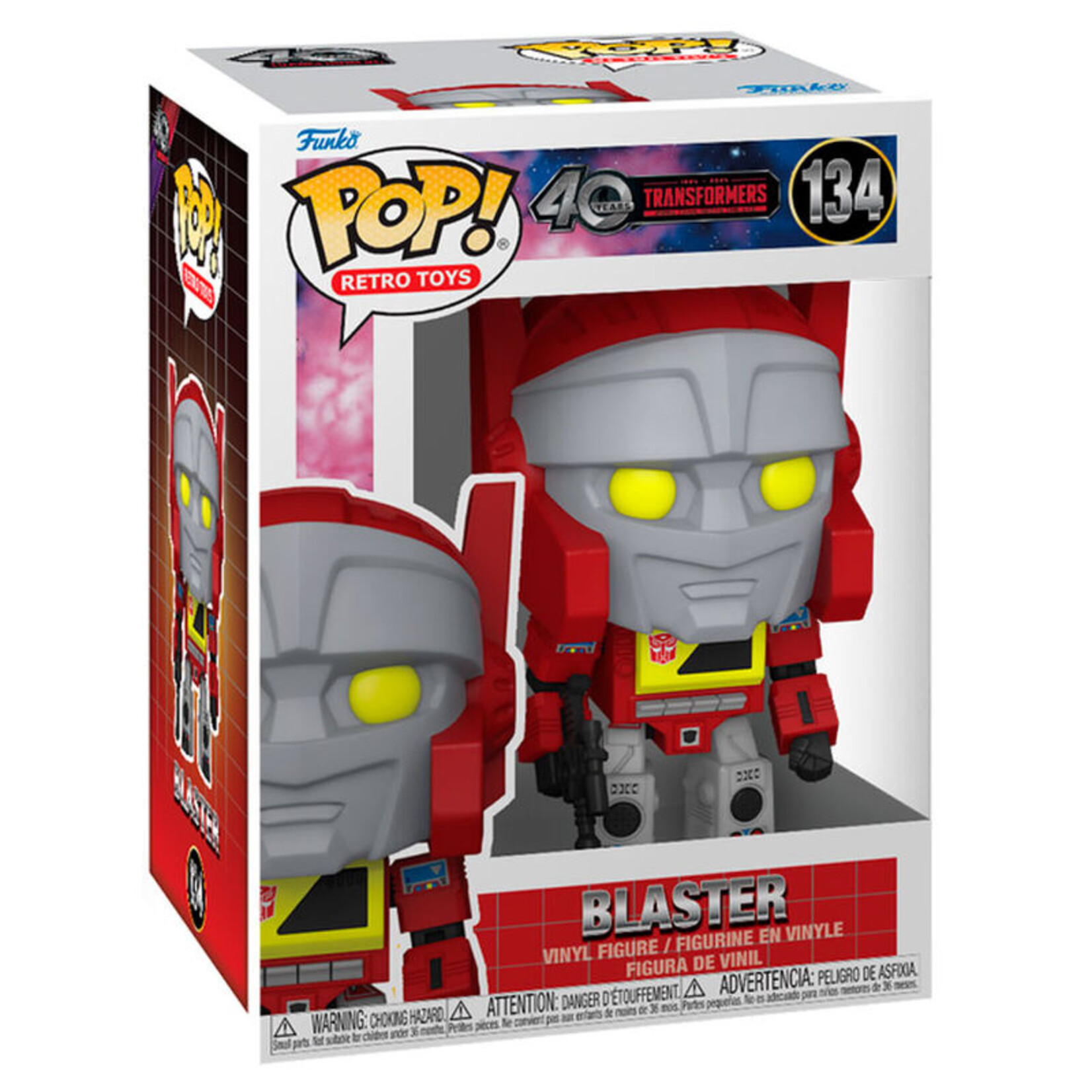 Funko Funko Transformers Generation 1 POP! Retro Toys Vinyl Figure Blaster 9 cm