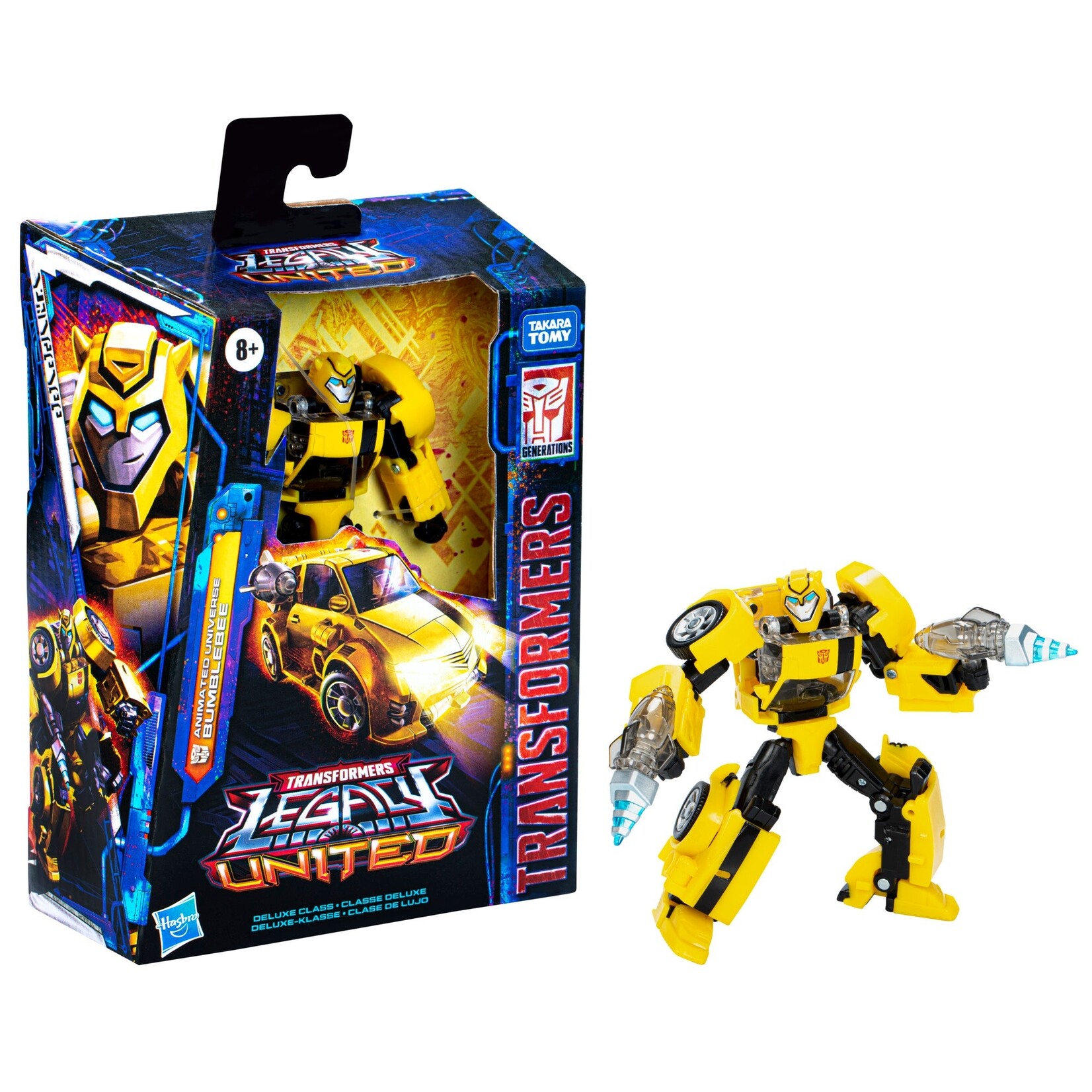 Hasbro Hasbro Transformers Legacy United Deluxe Class Action Figure Animated Universe Bumblebee 14 cm