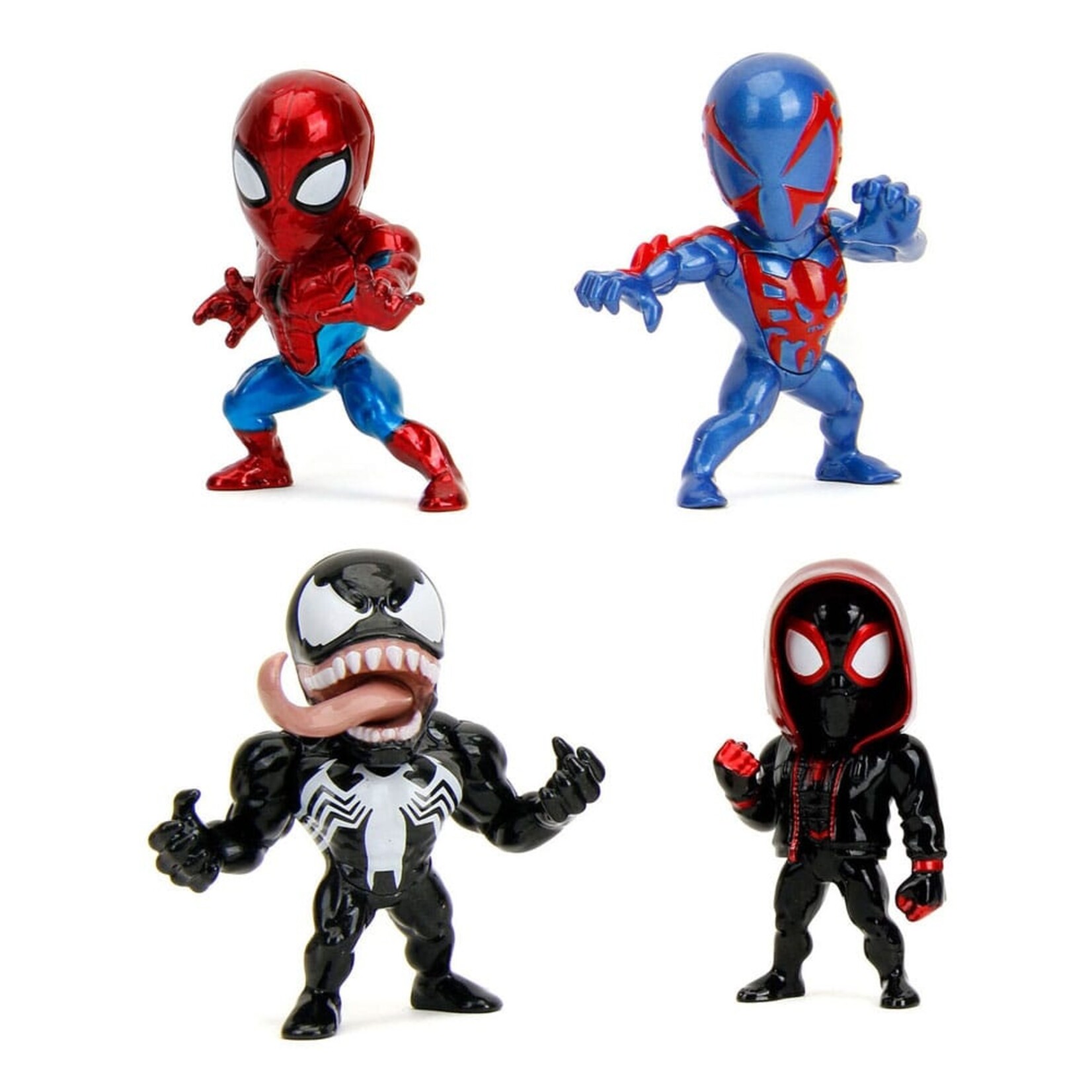 Jada Jada Marvel Nano Metalfigs Diecast Mini Figures Spider-Man 4-Pack 4 cm