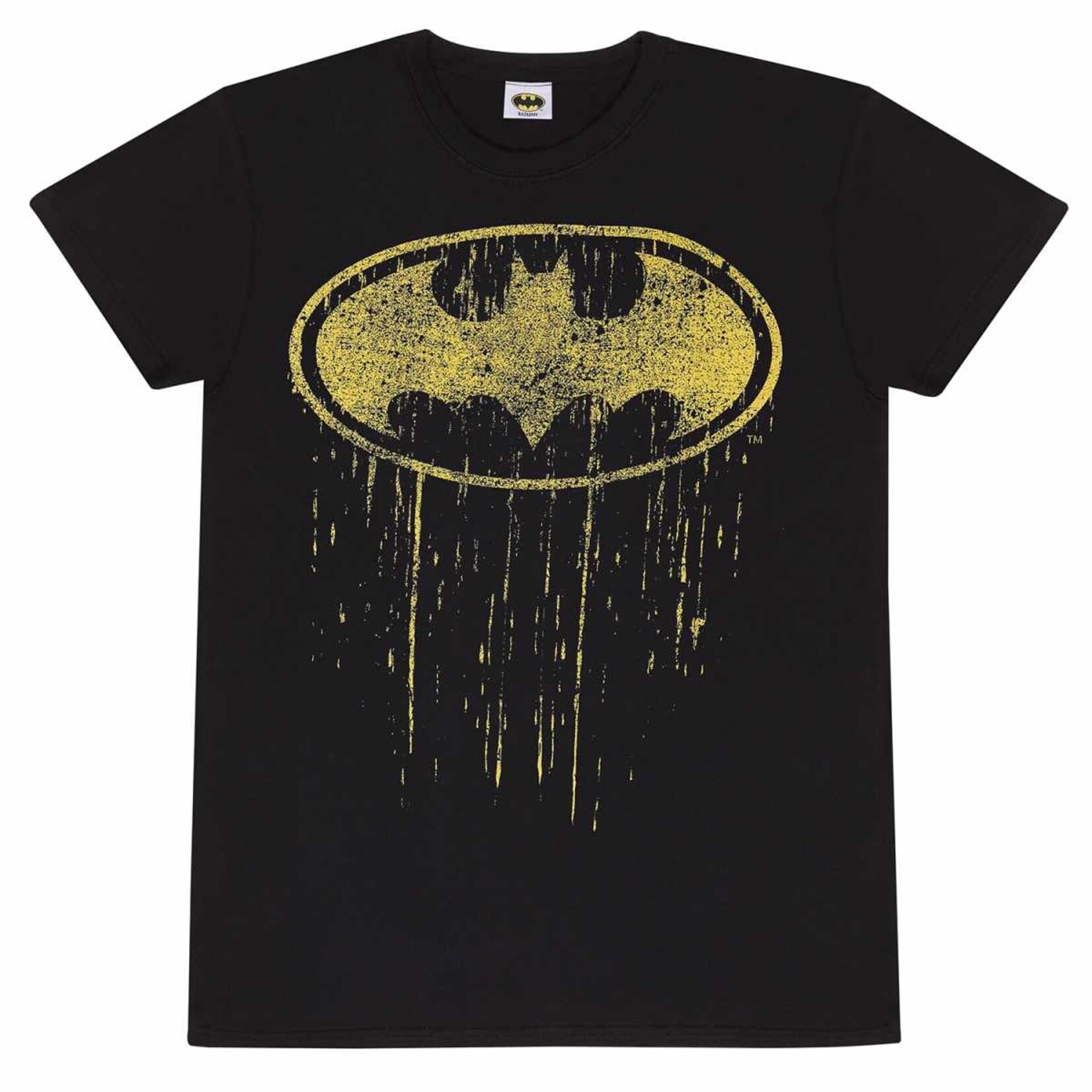 Heroes Inc Heroes Inc DC Comics Batman T-Shirt Dripping Symbol