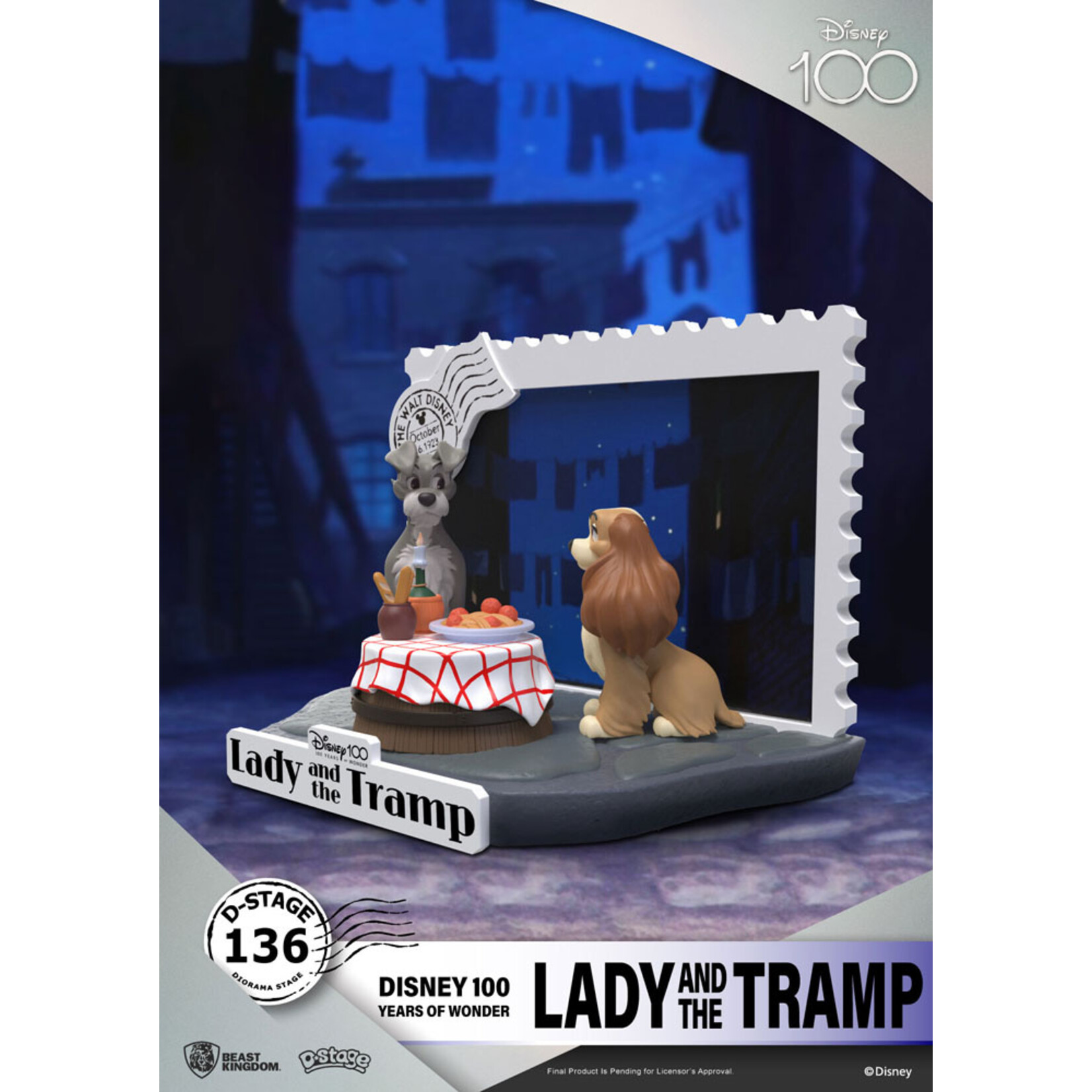 Beast Kingdom Beast Kingdom Disney D-Stage PVC Diorama Lady and the Tramp 12 cm