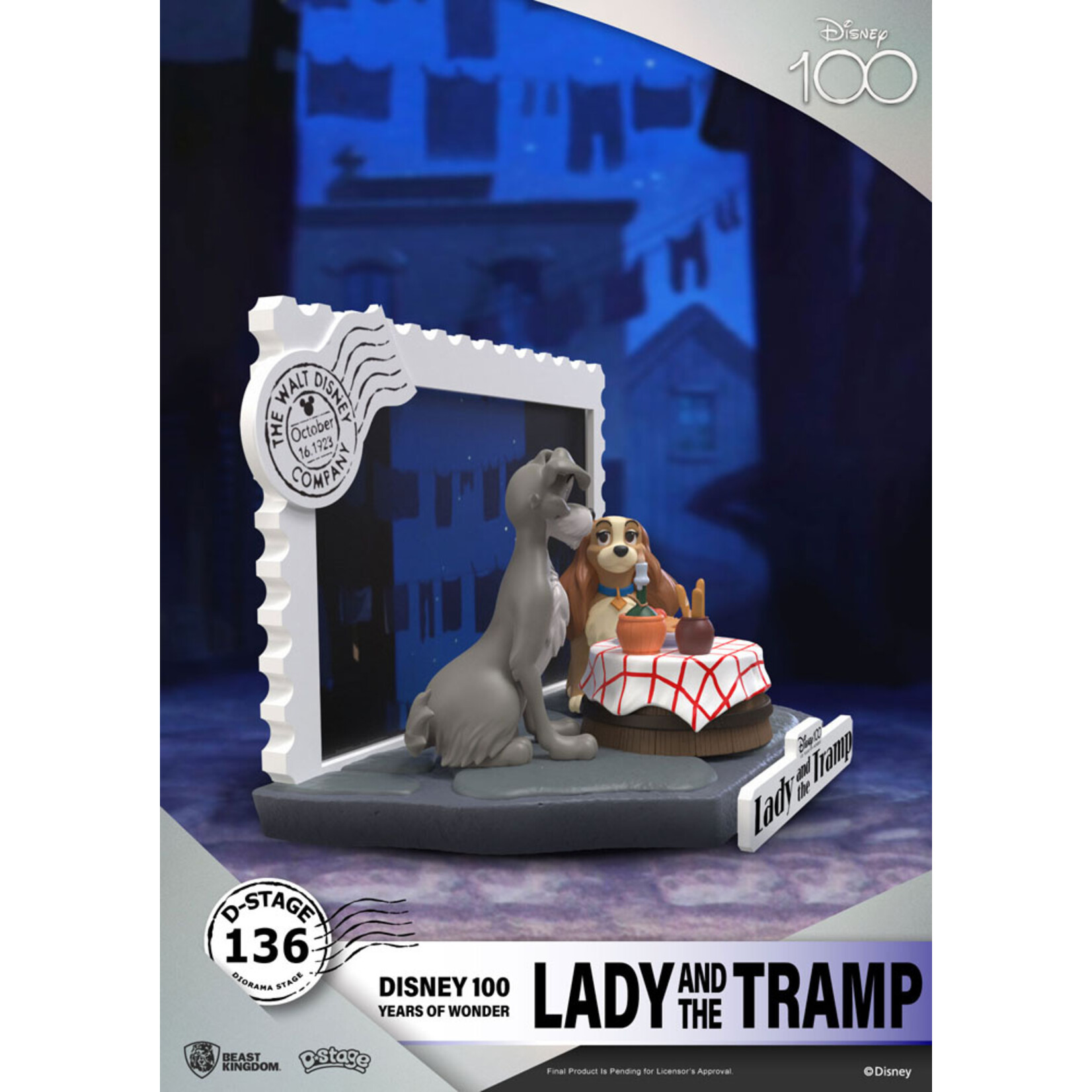 Beast Kingdom Beast Kingdom Disney D-Stage PVC Diorama Lady and the Tramp 12 cm