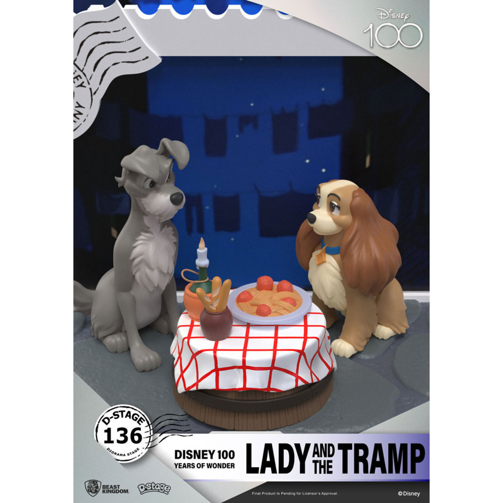 Beast Kingdom Beast Kingdom Disney D-Stage PVC Diorama Lady and the Tramp 12 cm