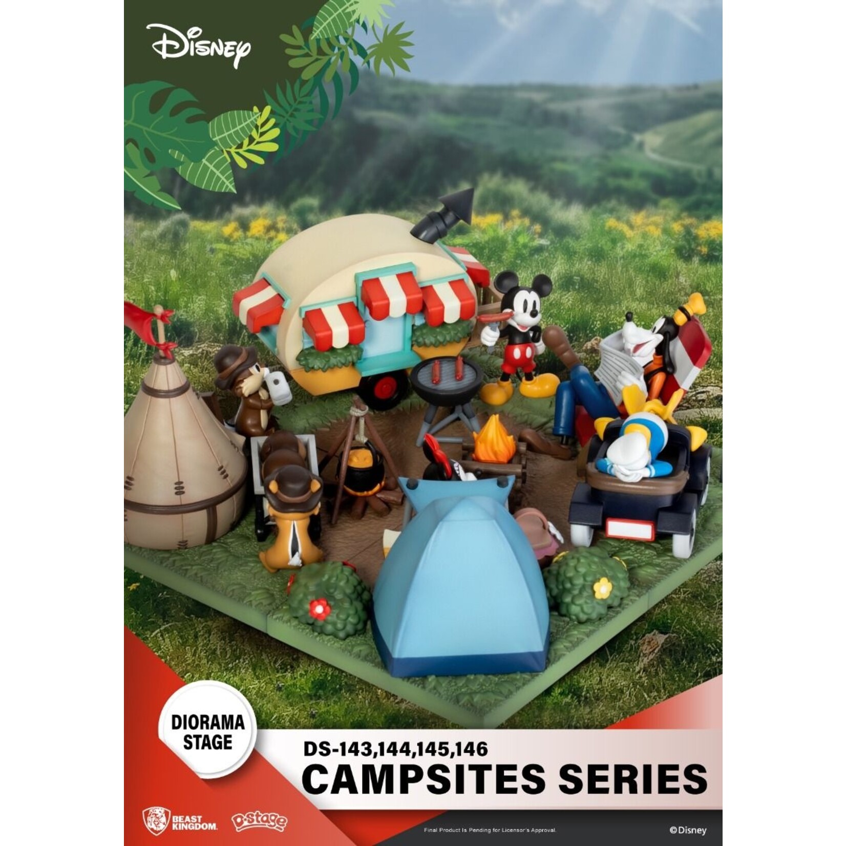 Beast Kingdom Beast Kingdom Disney D-Stage Campsite Series PVC Diorama Chip 'N' Dale 10 cm