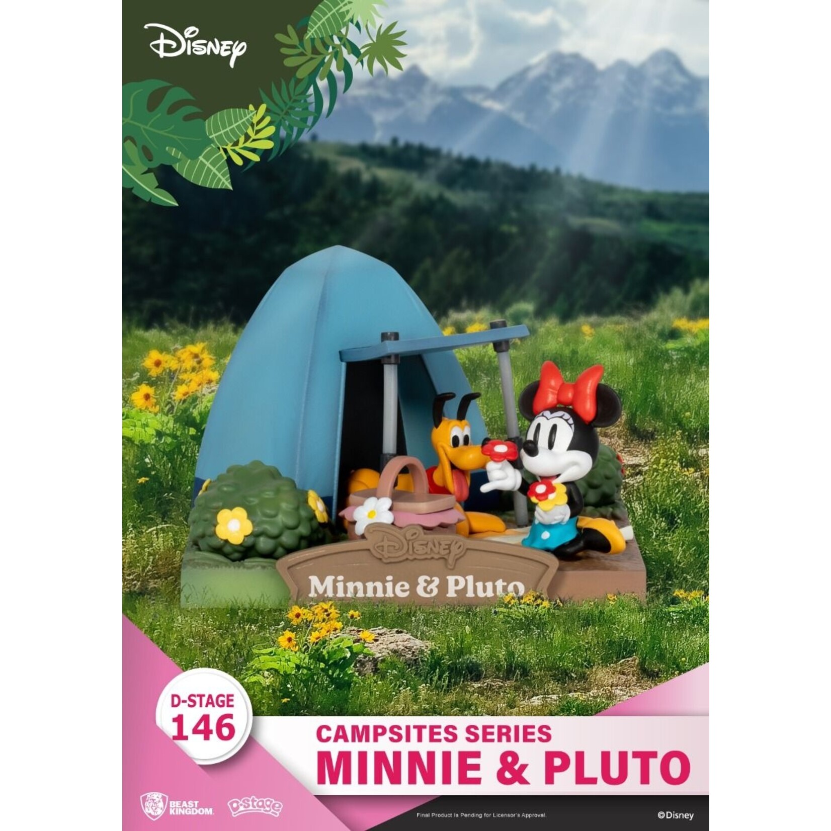 Beast Kingdom Beast Kingdom Disney D-Stage Campsite Series PVC Diorama Minnie & Pluto 10 cm