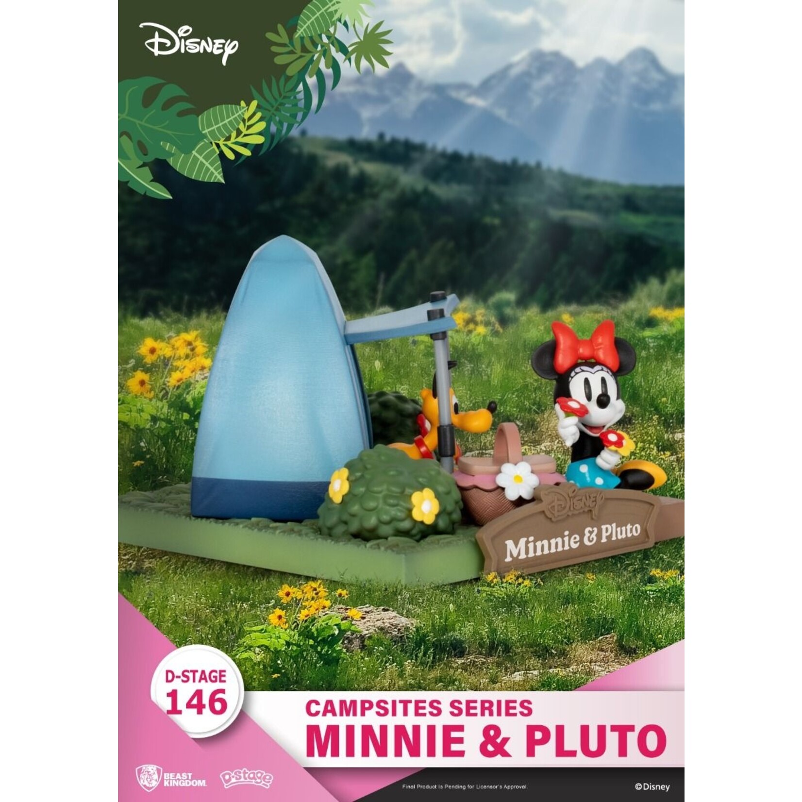 Beast Kingdom Beast Kingdom Disney D-Stage Campsite Series PVC Diorama Minnie & Pluto 10 cm