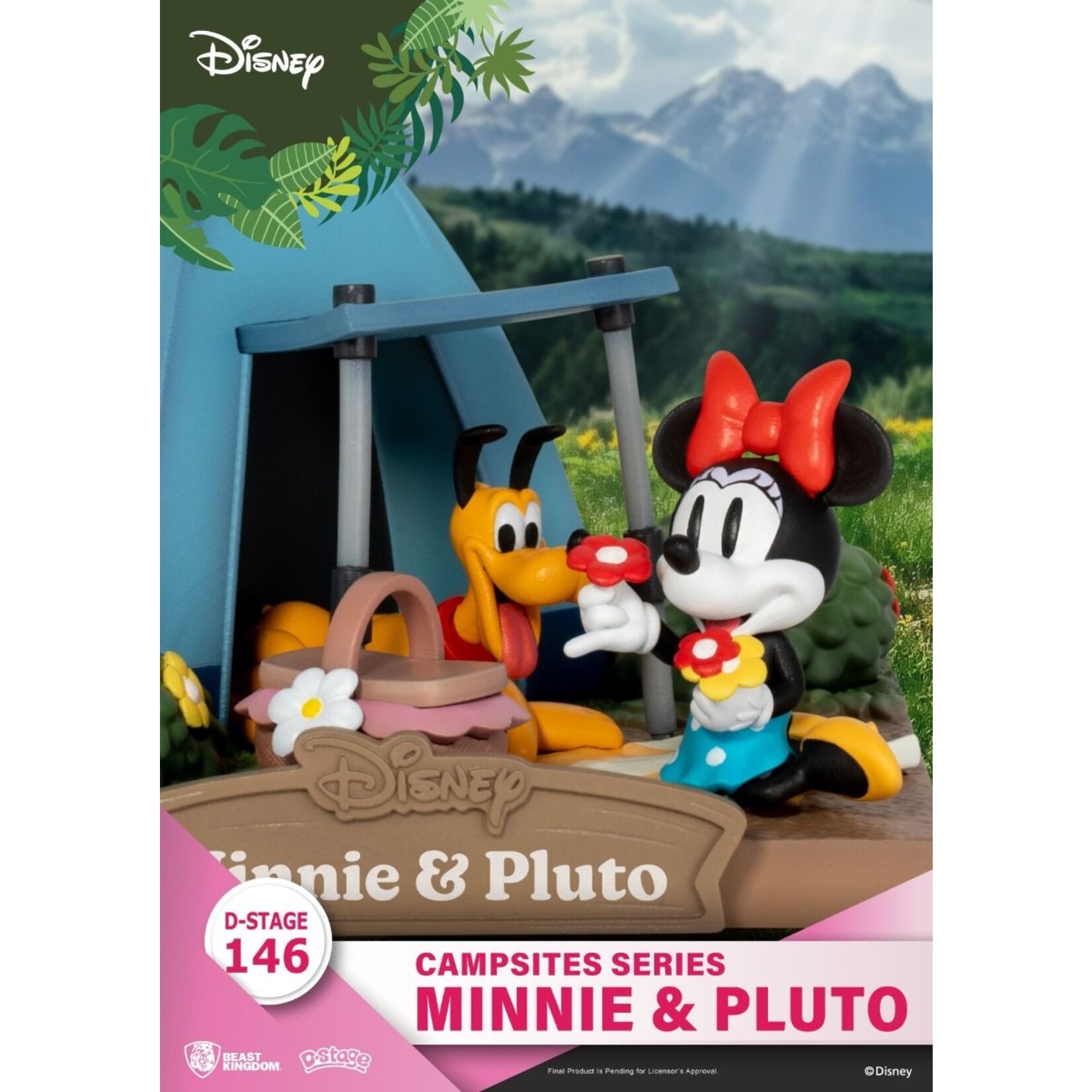 Beast Kingdom Beast Kingdom Disney D-Stage Campsite Series PVC Diorama Minnie & Pluto 10 cm