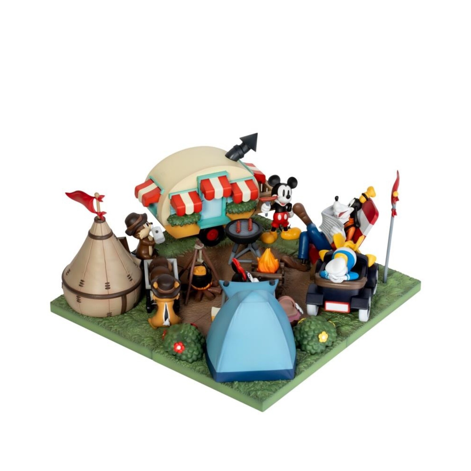 Beast Kingdom Beast Kingdom Disney D-Stage Campsite Series PVC Diorama Minnie & Pluto 10 cm