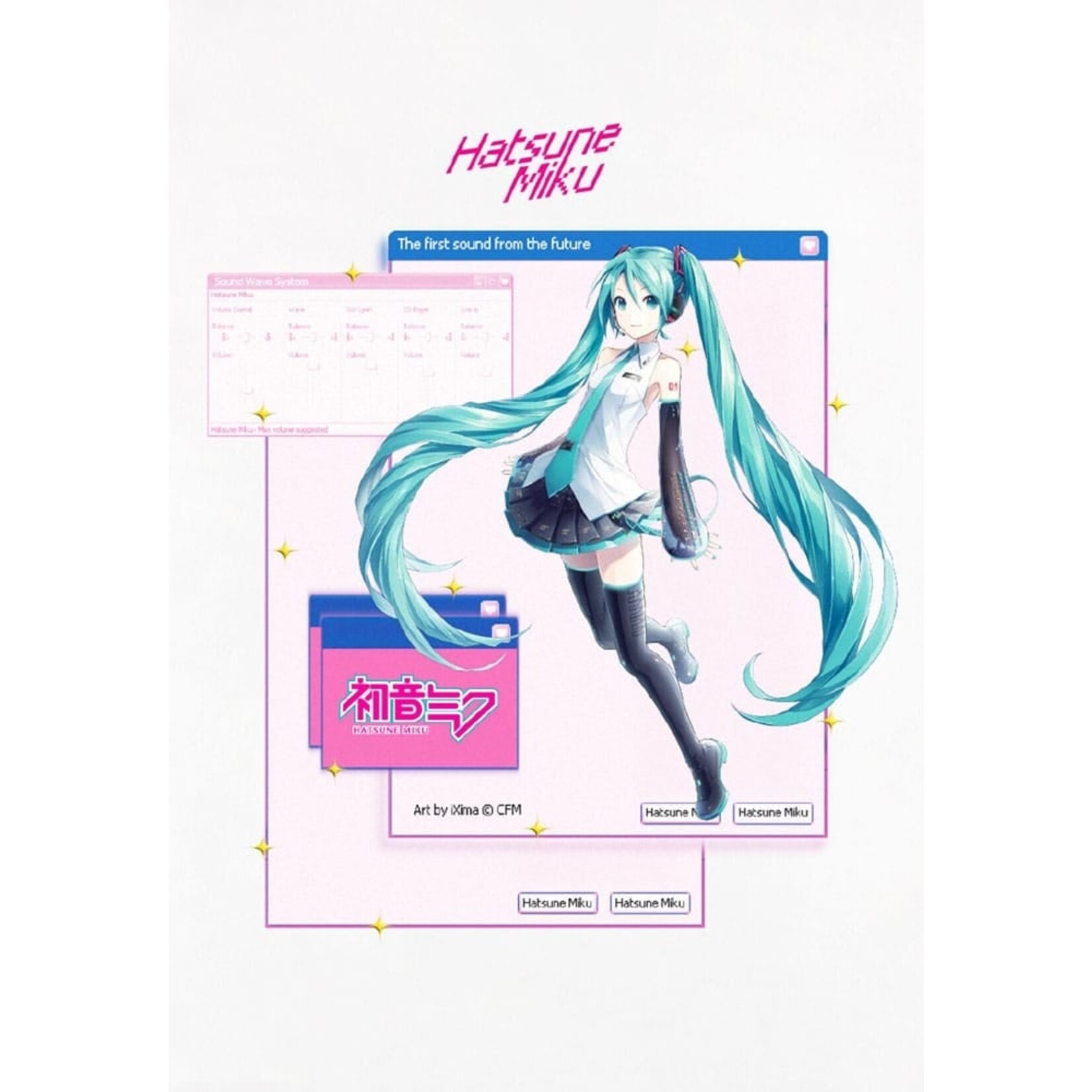 Difuzed Difuzed Hatsune Miku T-Shirt Pop Up