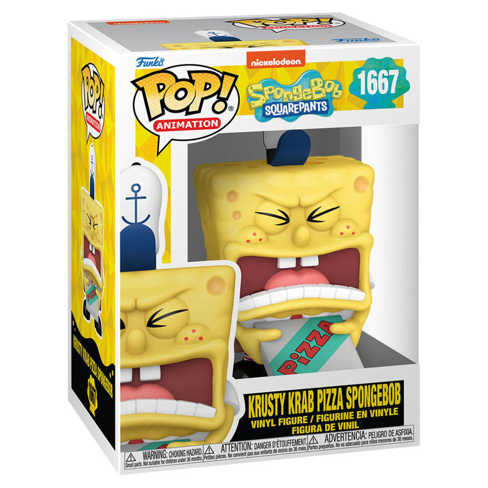 Funko Funko Spongebob Squarepants POP! Animation Vinyl Figure Krusty Krab Pizza Spongebob 9 cm