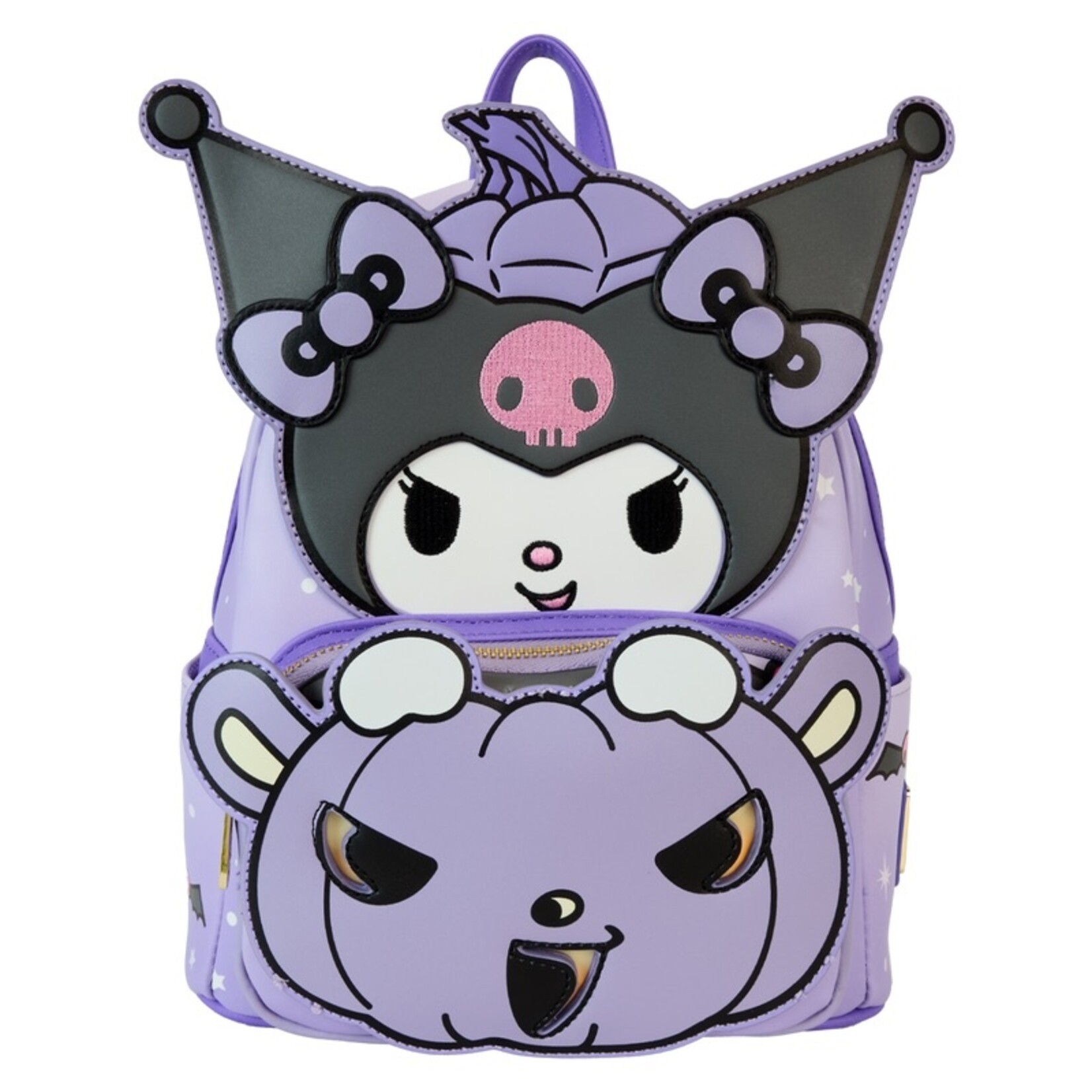 Loungefly Loungefly Hello Kitty Kuromi Backpack Pumpkin Glow 27 cm