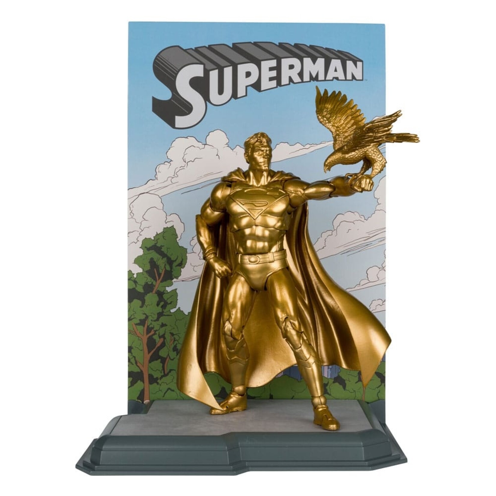 McFarlane Toys McFarlane Toys DC Comics Superman Centennial Park Tribute Statue (Gold Label) 18 cm