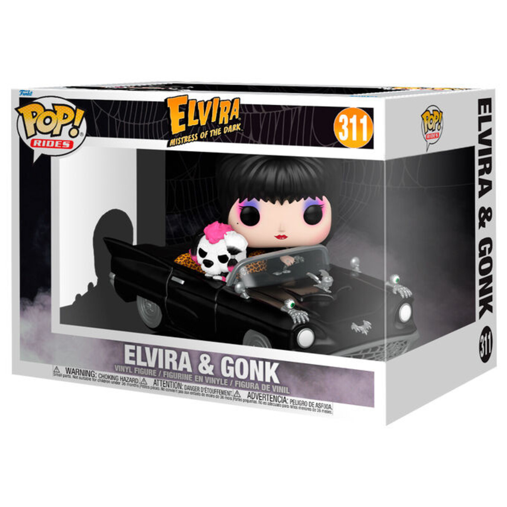 Funko Funko Elvira Mistress of the Dark Pop! Rides Vinyl Figure Elvira & Gonk 12 cm