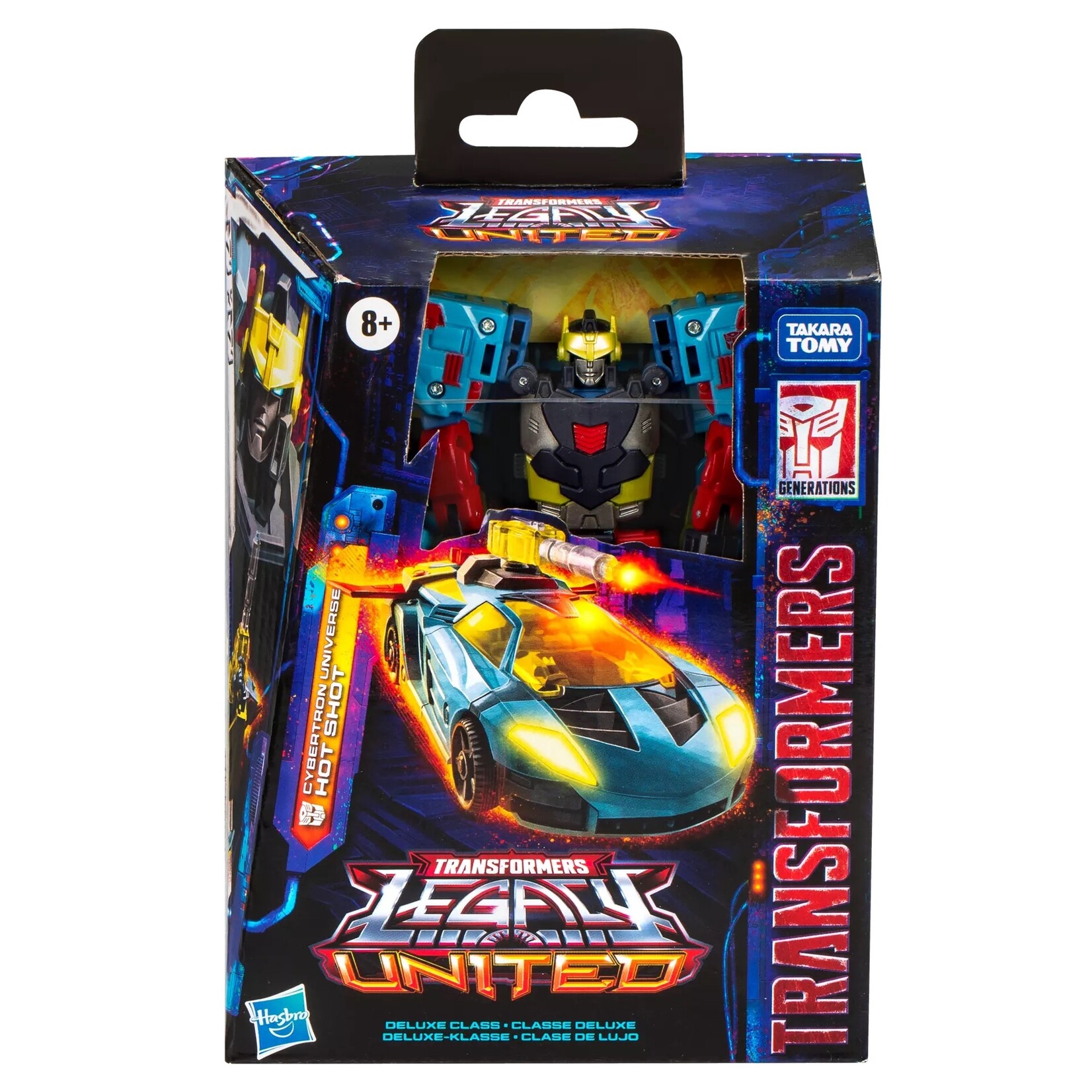 Hasbro Hasbro Transformers Generations Legacy United Deluxe Class Action Figure Cybertron Universe Hot Shot 14 cm