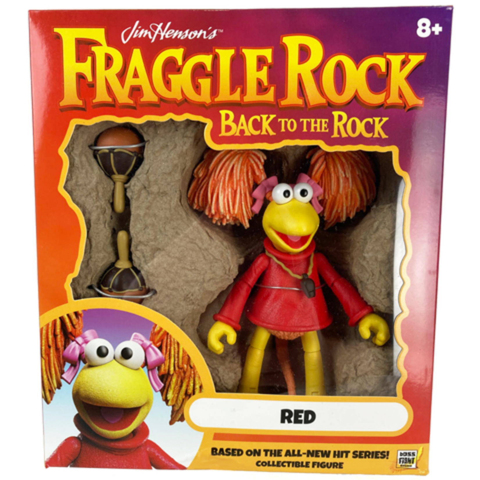 Boss Fight Studio Boss Fight Studio Fraggle Rock Action Figures Red Fraggle