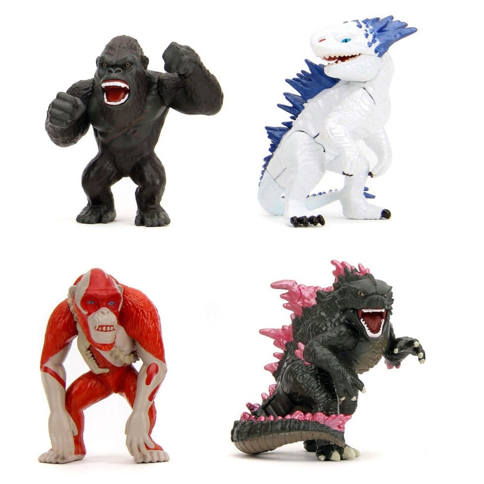 Jada Jada Godzilla x Kong The New Empire Nano Metalfigs Diecast Mini Figures 4-Pack 4 cm