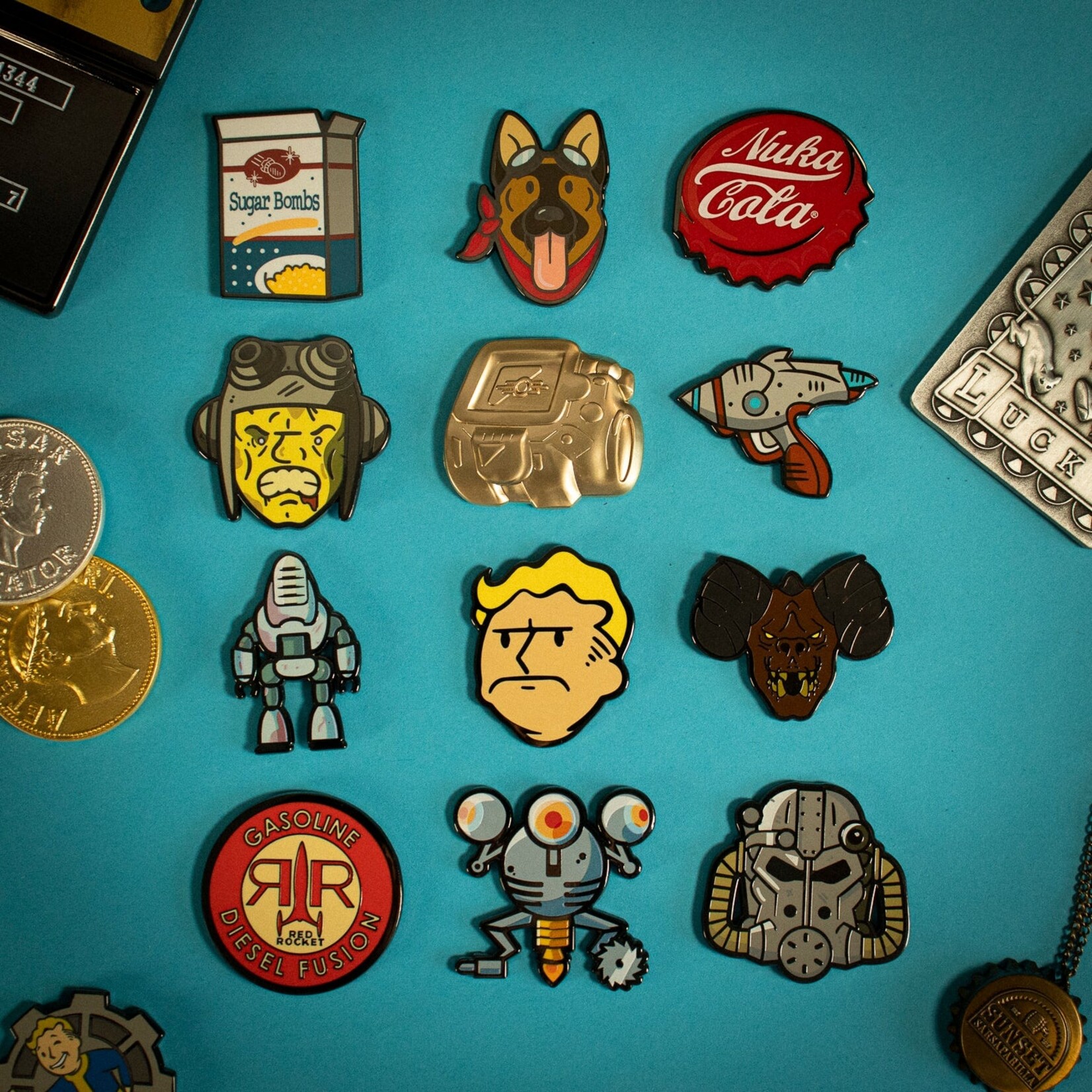 Fanattik Fanattik Fallout Pin Badge Red Rocket
