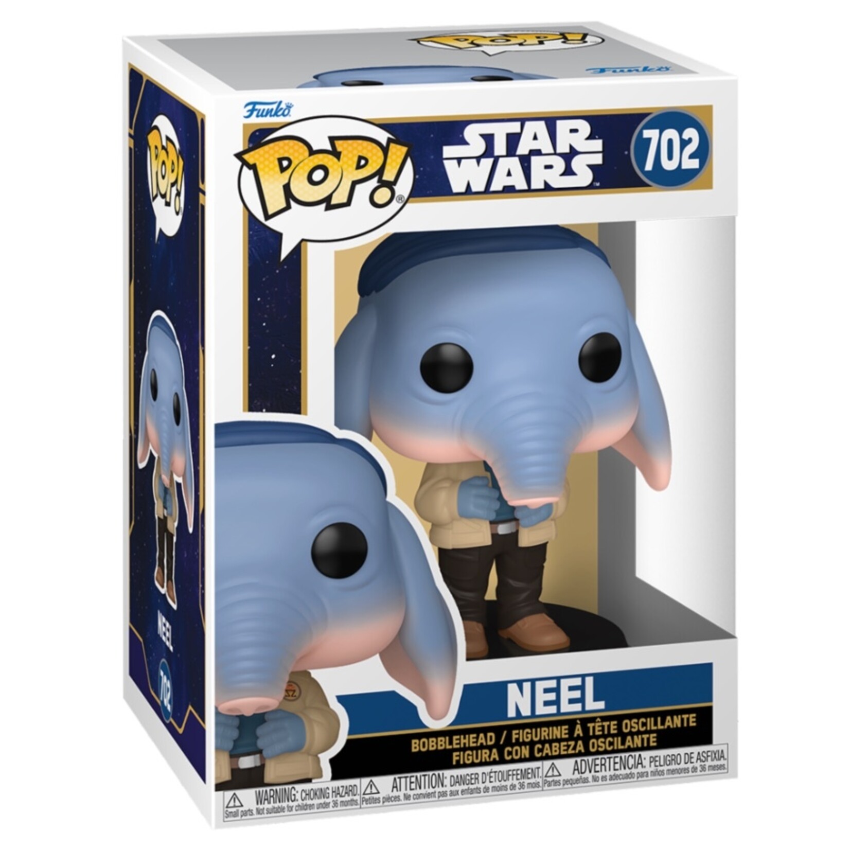 Funko Funko Star Wars Skeleton Crew POP! Bobble-Head Neel 9 cm