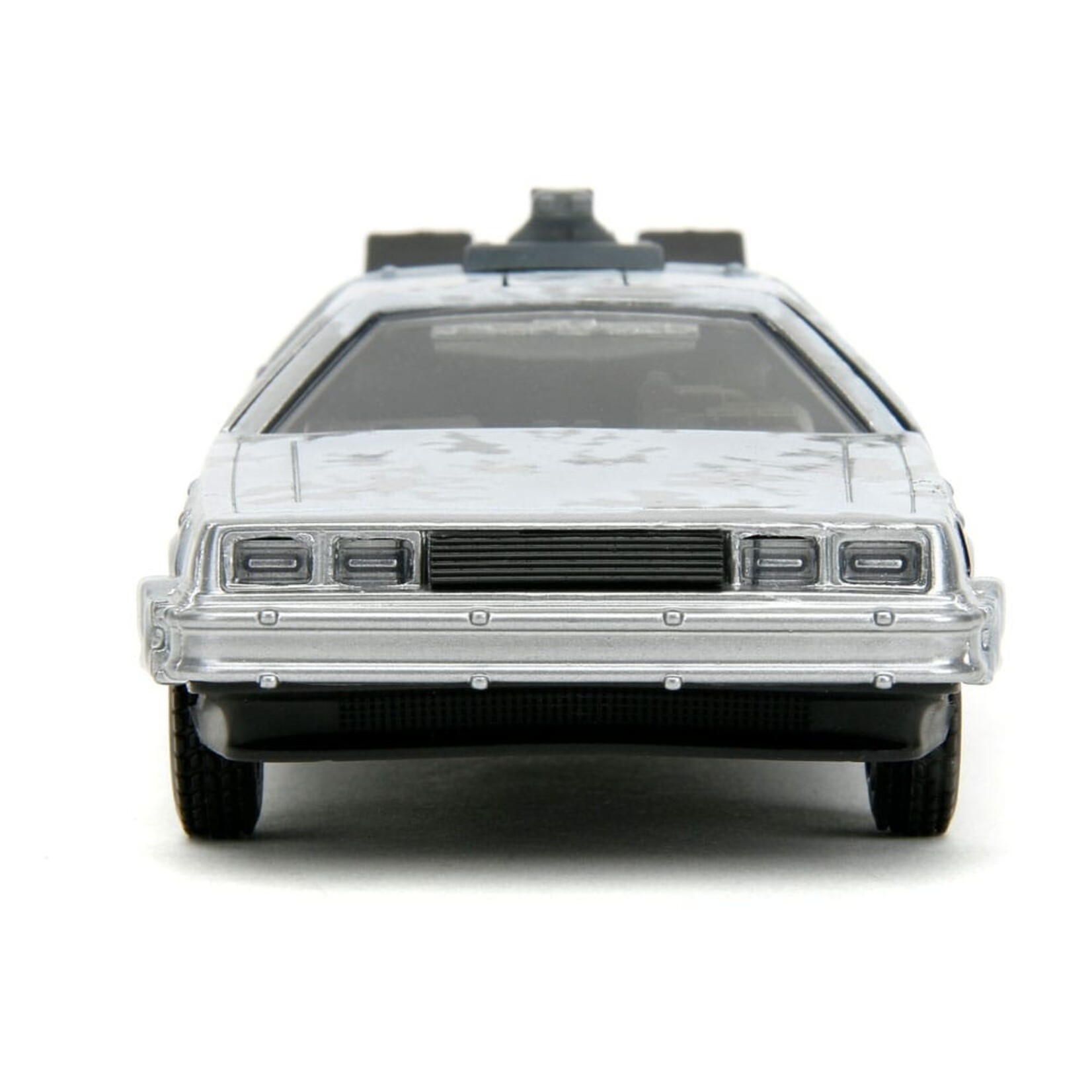 Jada Jada Back to the Future DeLorean Time Machine Frost Diecast Model Car Scale 1:32