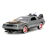 Jada Jada Back to the Future III DeLorean Time Machine Free Rolling Diecast Model Car Scale 1:32