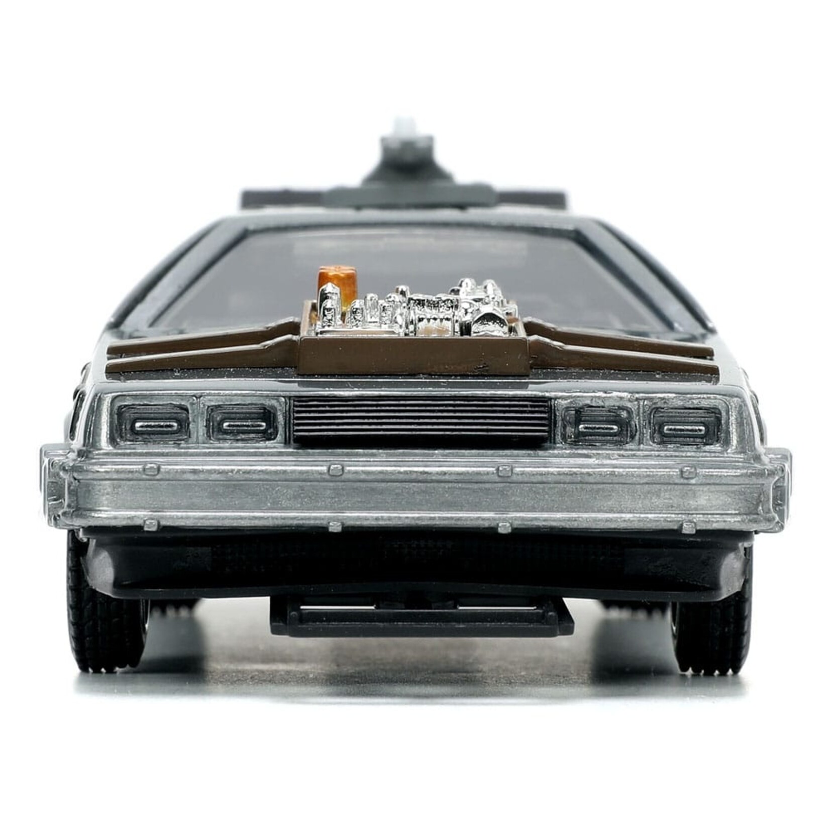Jada Jada Back to the Future III DeLorean Time Machine Free Rolling Diecast Model Car Scale 1:32
