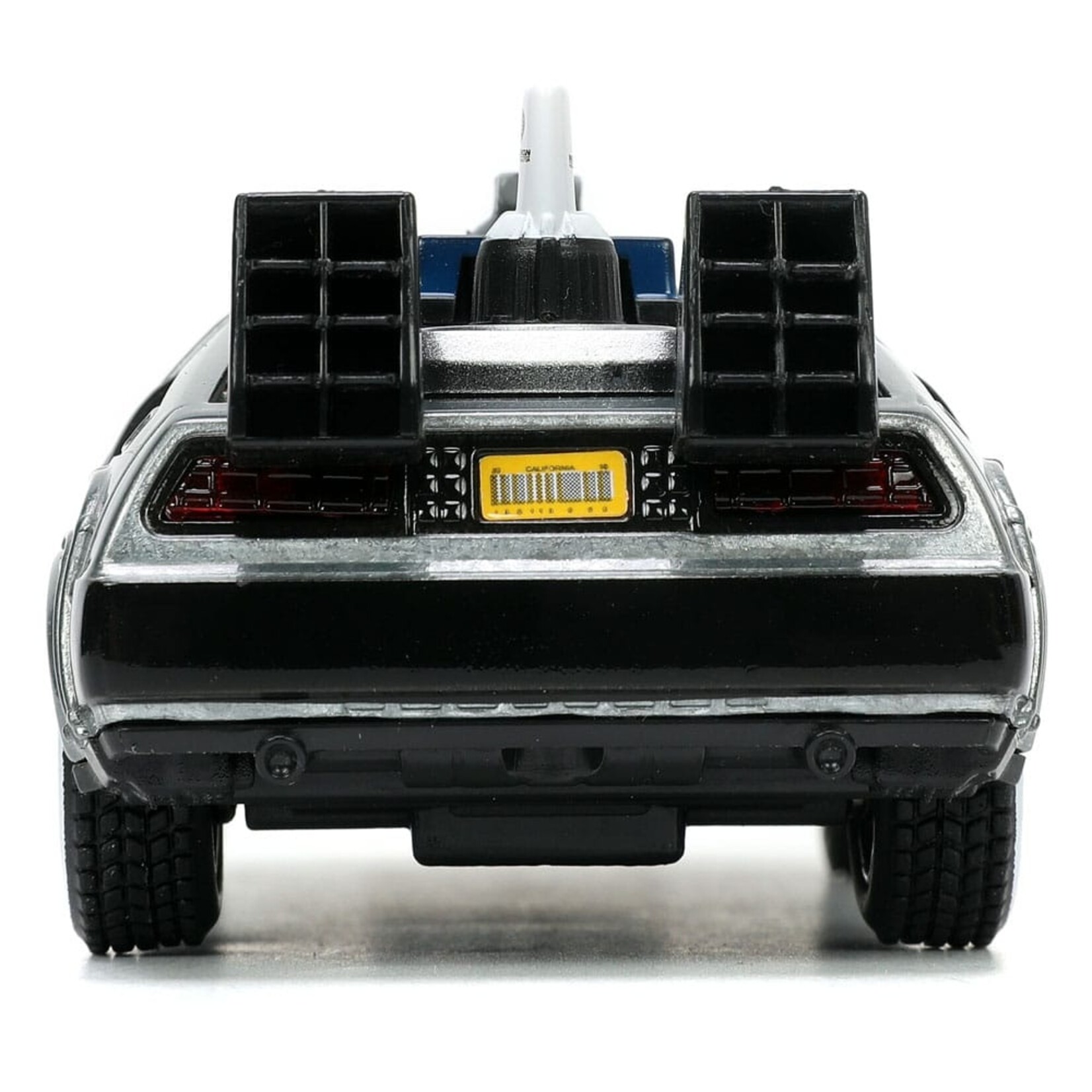 Jada Jada Back to the Future III DeLorean Time Machine Free Rolling Diecast Model Car Scale 1:32