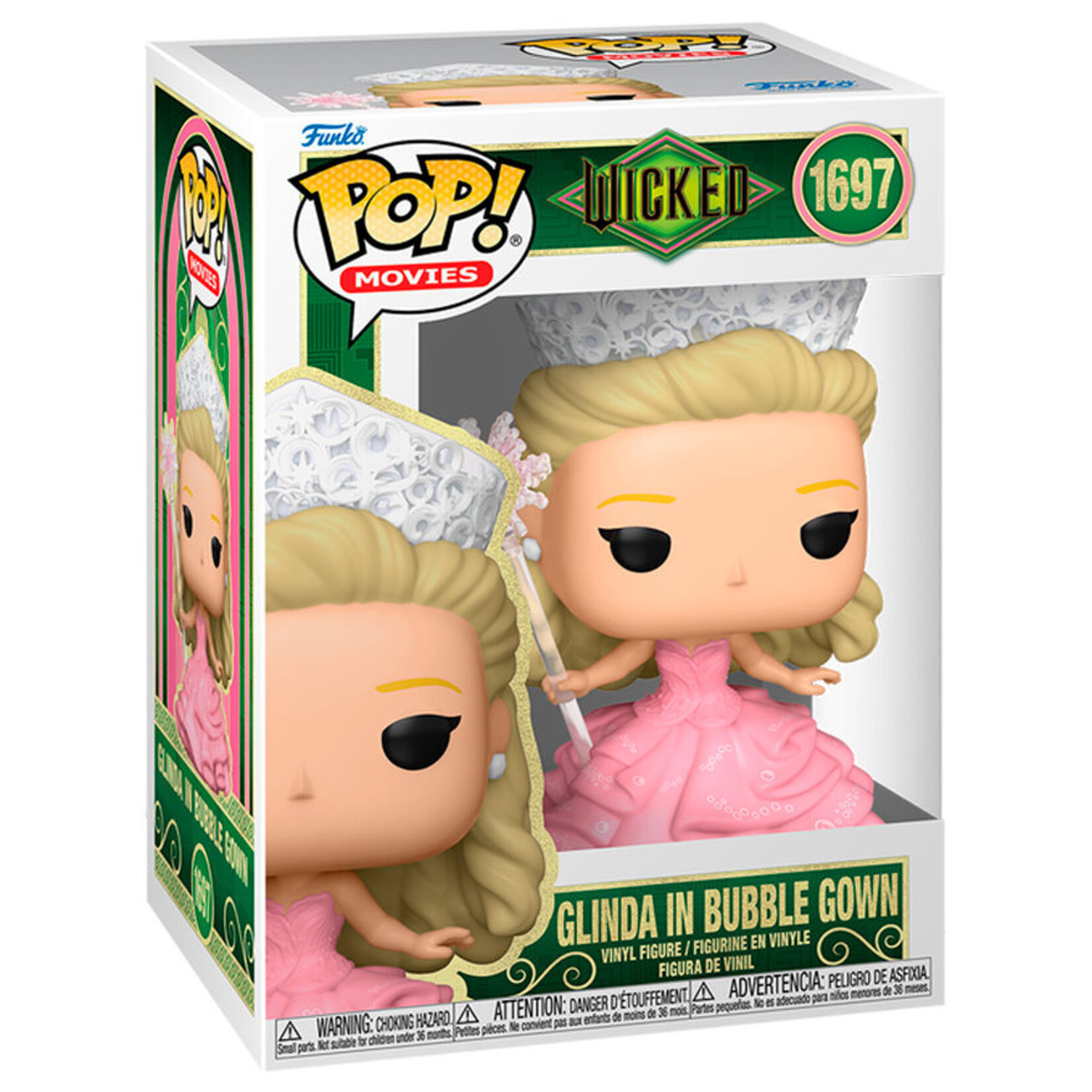 Funko Funko Wicked POP! Movies Vinyl Figure Glinda in Bubble Gown 9 cm