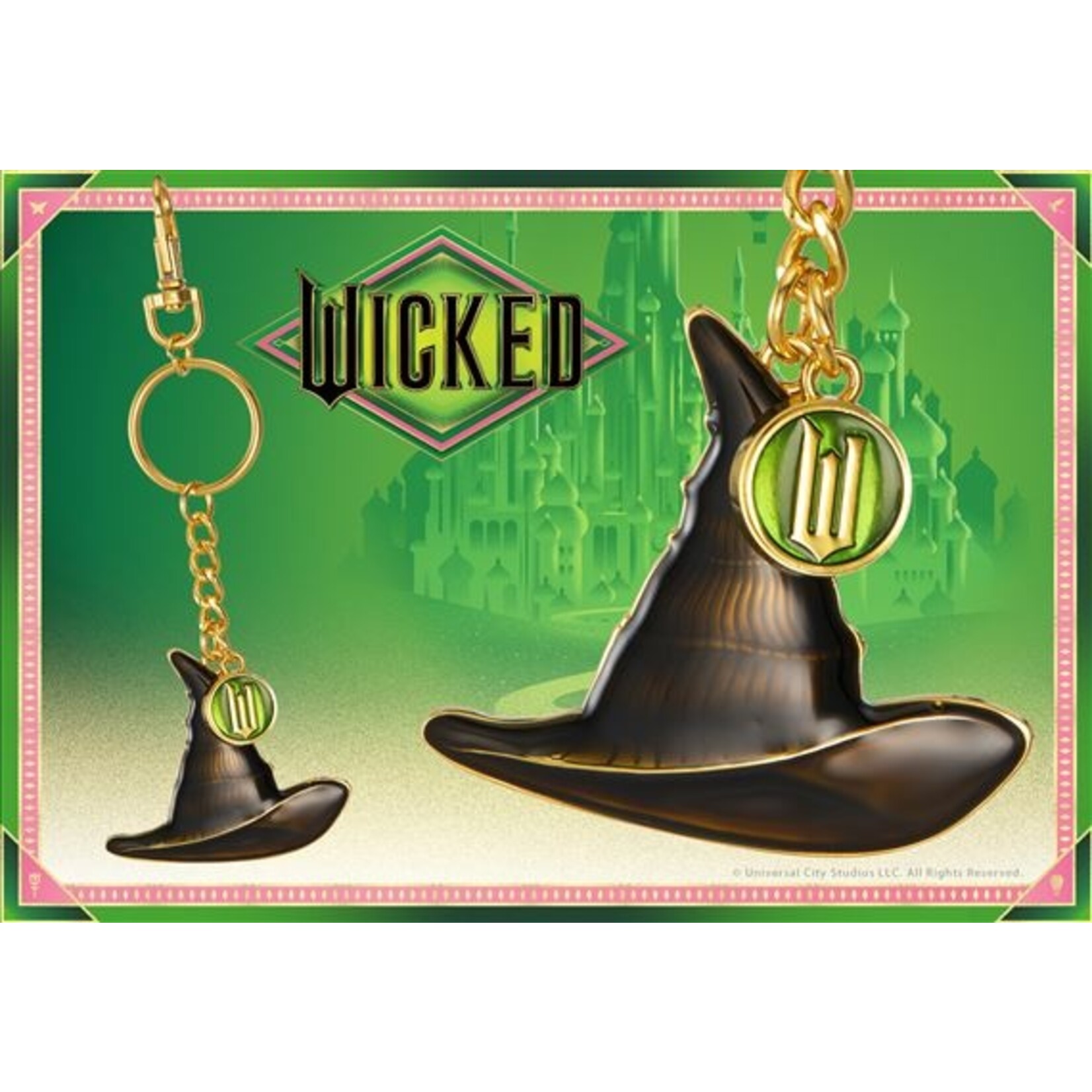 The Noble Collection The Noble Collection Wicked Metal Keychain Elphaba
