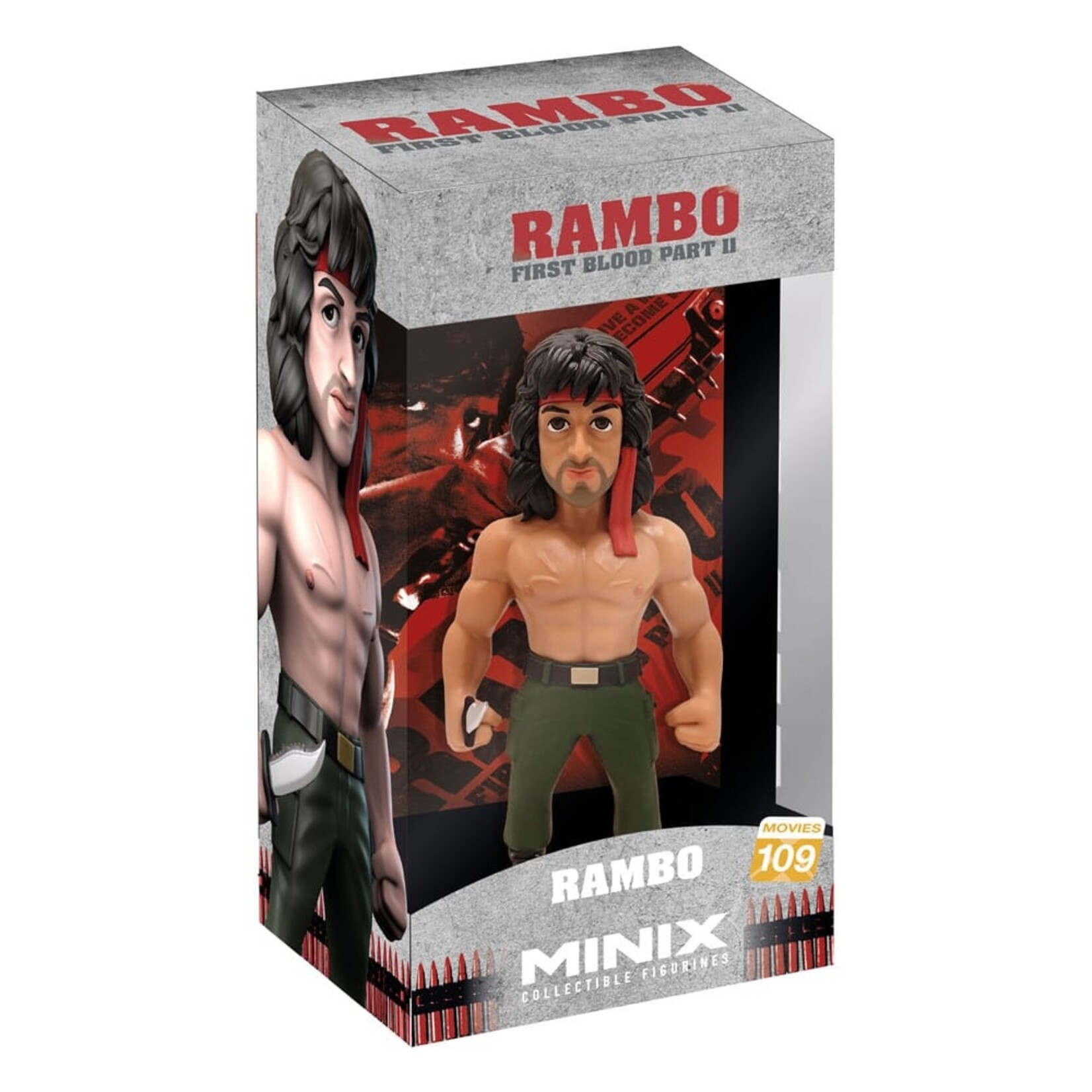 Minix Minix Rambo II Collectible Figure Rambo Bandana 12 cm