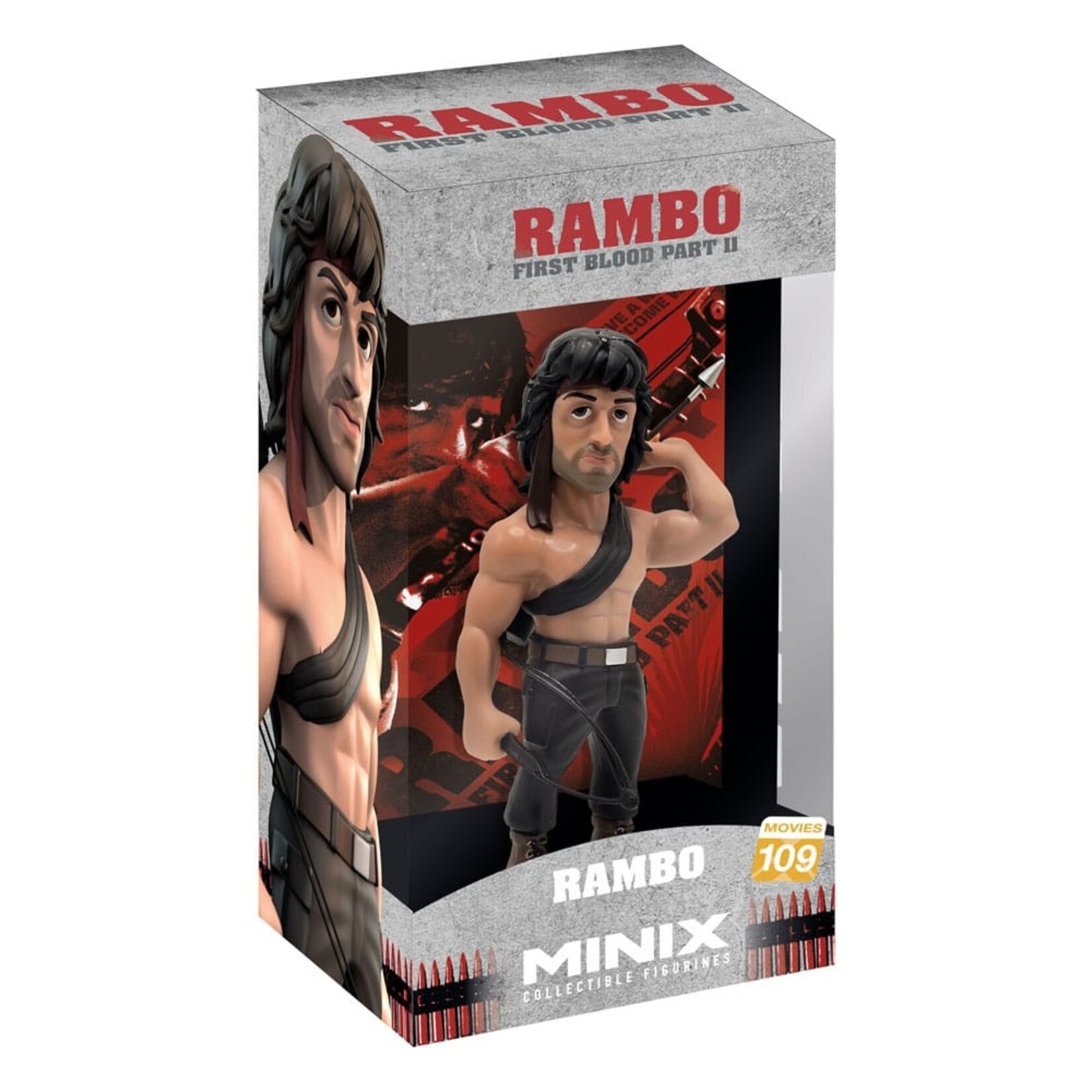 Minix Minix Rambo II Collectible Figure Rambo with Bow 12 cm
