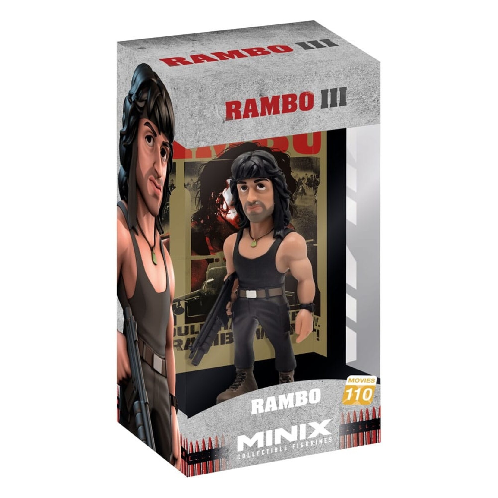 Minix Minix Rambo III Collectible Figure Rambo with T-Shirt 12 cm