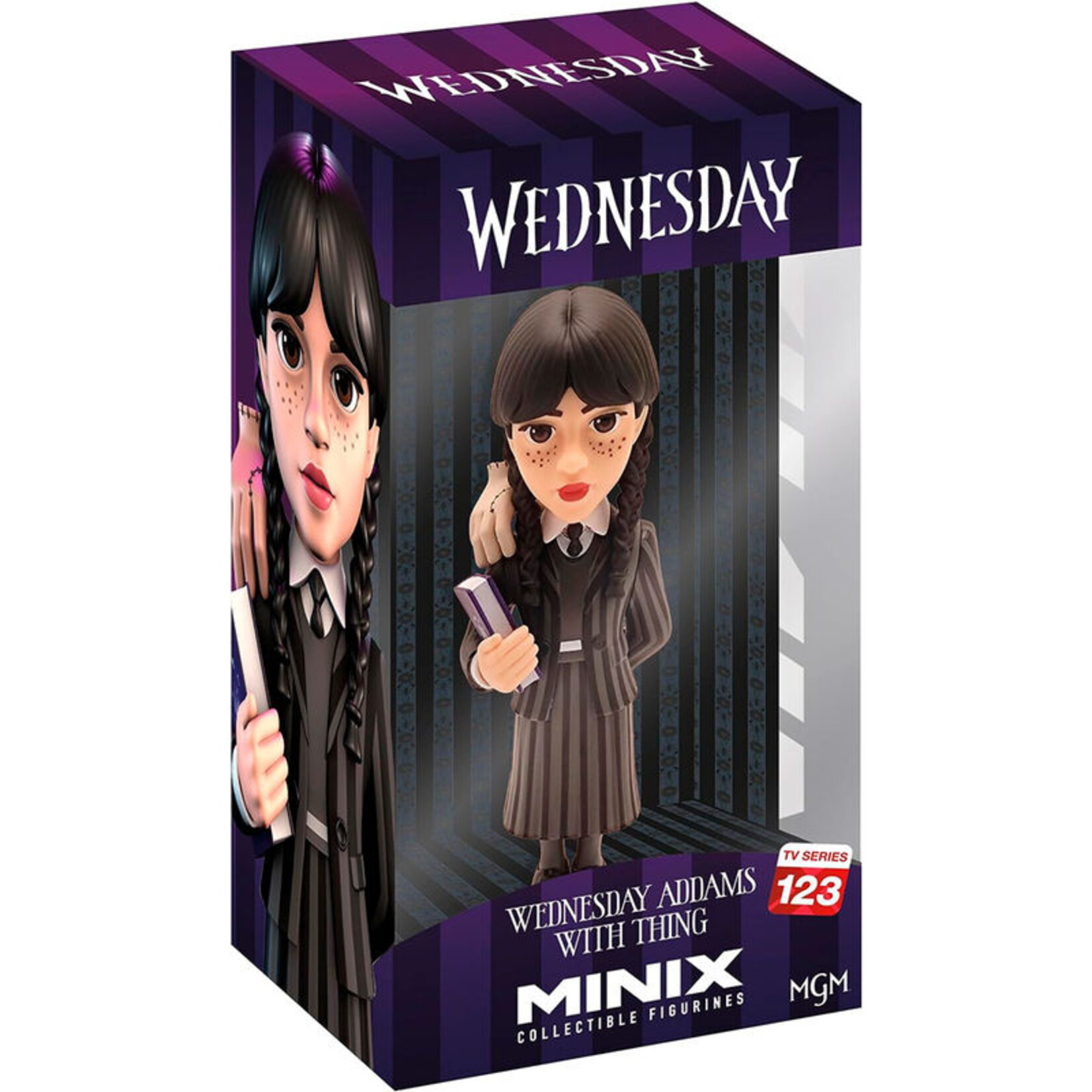 Minix Minix Wednesday Collectible Figure Wednesday Adams with Thing 12 cm