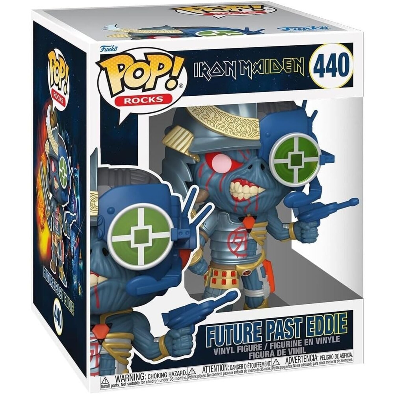Funko Funko Iron Maiden Super Sized POP! Rocks Vinyl Figure Future Past Eddie 15 cm