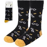 Cerdá Cerdá Harry Potter Socks Glasses & Lightning Size 38-45