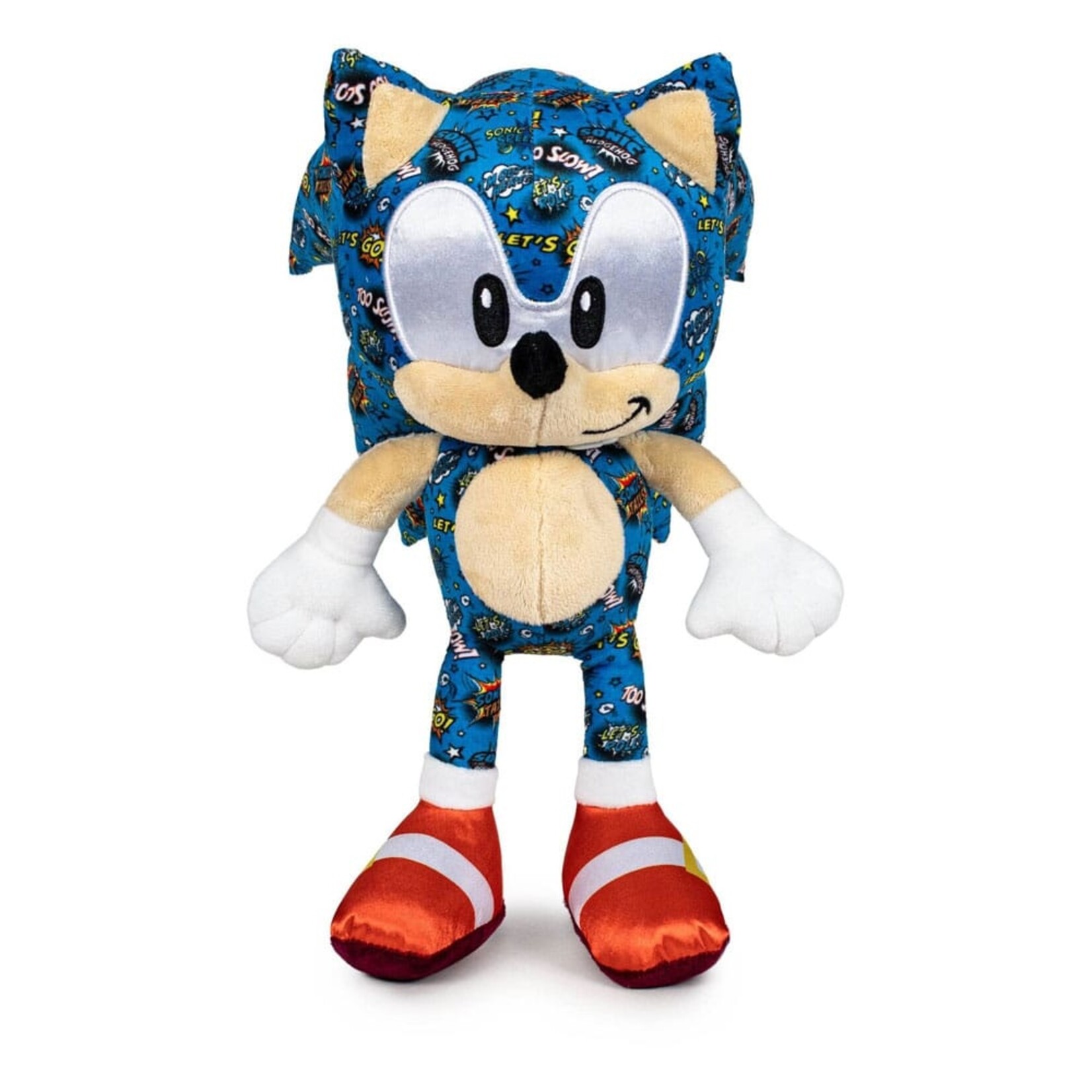 Play by Play Play by Play Sonic The Hedgehog Plush Comic Style Sonic 30 cm