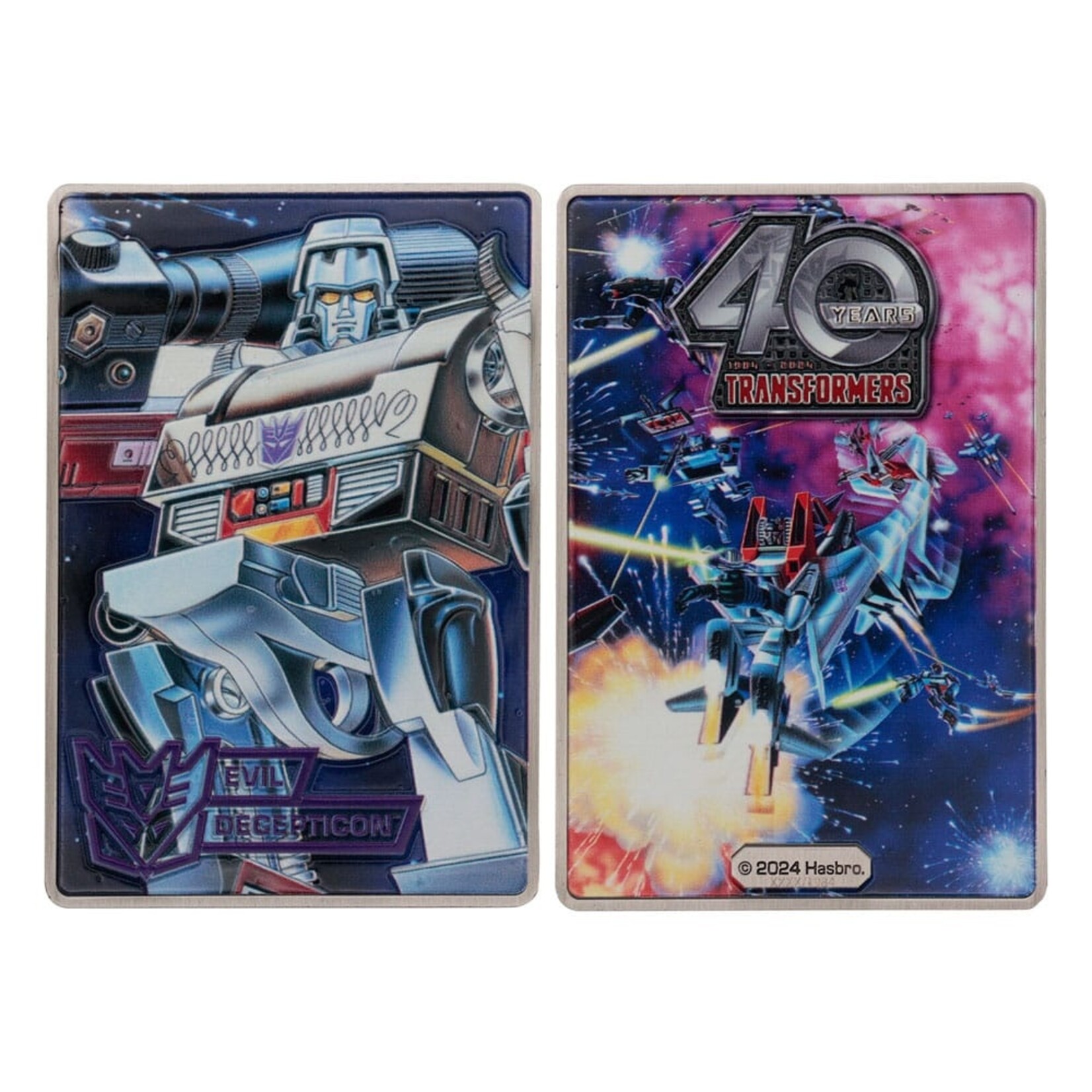 Fanattik Fanattik Transformers 40th Anniversary Ingot Decepticons Edition
